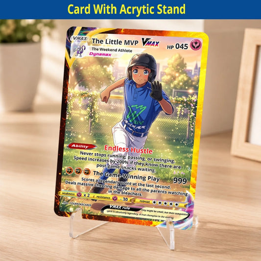 Custom Pokemon Cards Youth Sports Gift, Personalized Pokemon Card Custom Animated Style, Customizable Pokemon Cards - YPC-46 (1)