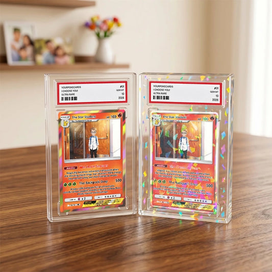 Custom Pokemon Cards Back To School Gift, Personalized Pokemon Card Custom Animated Style, Customizable Pokemon Cards - YPC-47 (2)