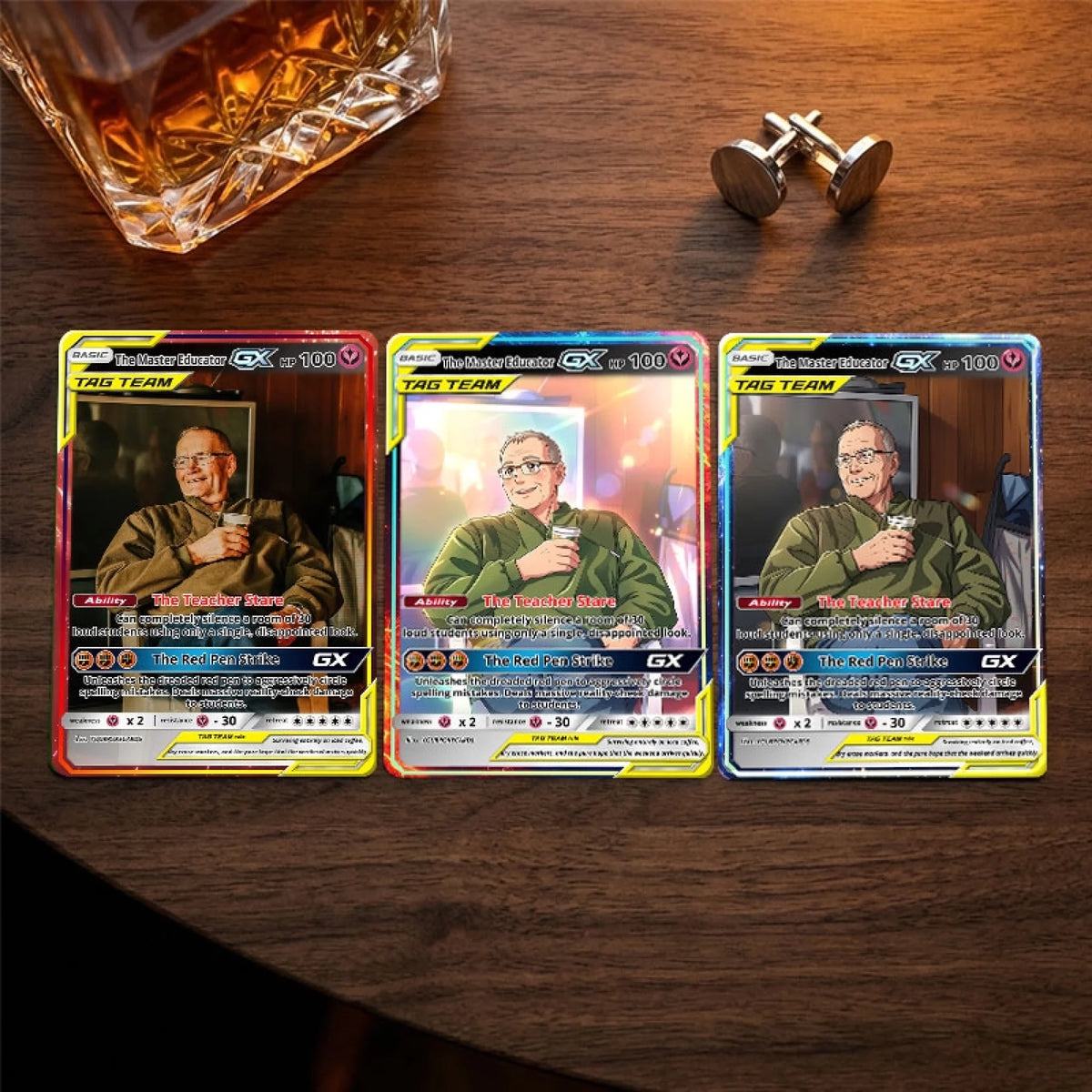 Custom Pokemon Cards Teacher Appreciation Gift, Personalized Pokemon Card Custom Animated Style, Customizable Pokemon Cards - YPC-48 (5)