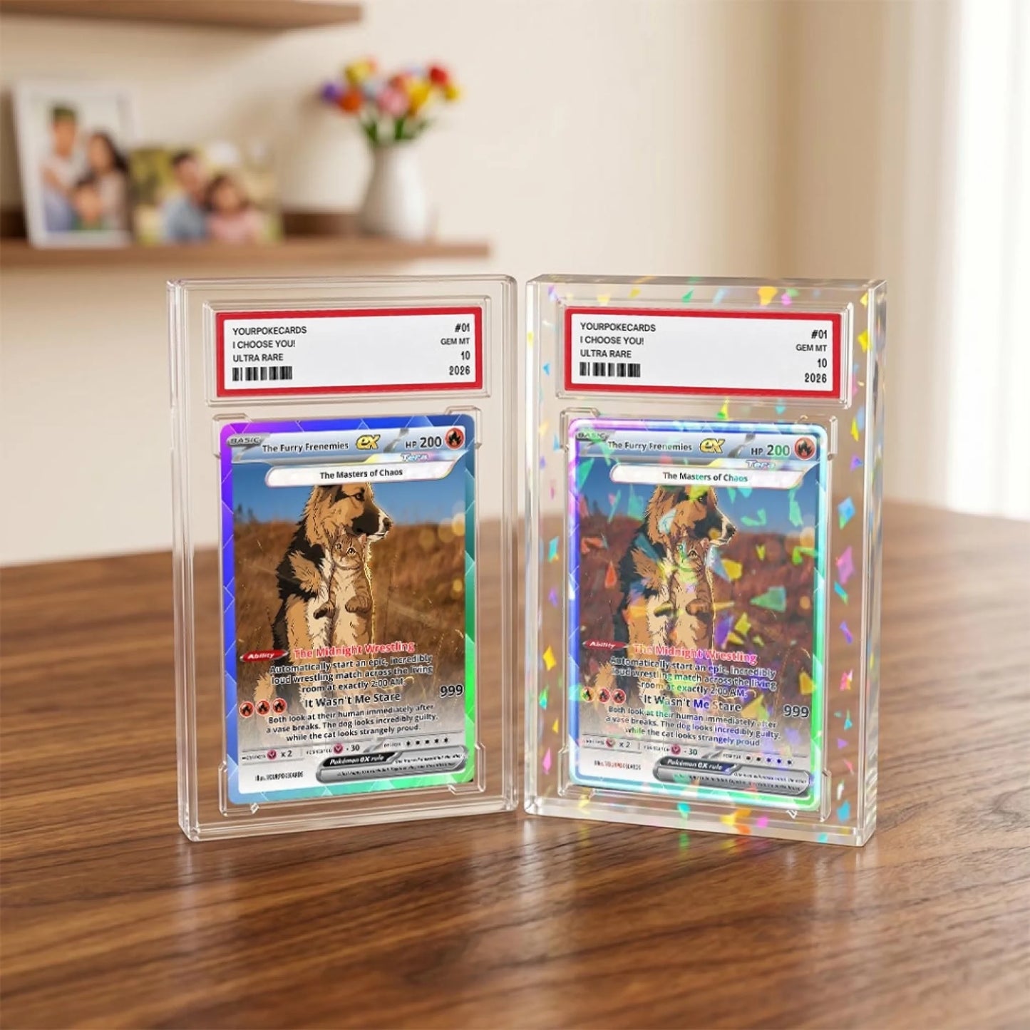 Custom Pokemon Cards Dog And Cat Gift, Personalized Pokemon Card Custom Animated Style, Customizable Pokemon Cards - YPC-54 (4)