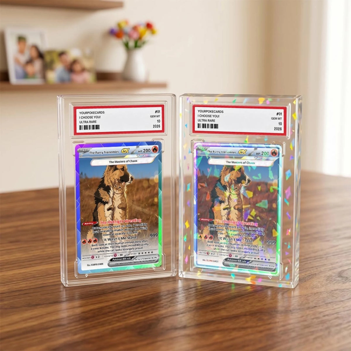 Custom Pokemon Cards Dog And Cat Gift, Personalized Pokemon Card Custom Animated Style, Customizable Pokemon Cards - YPC-54 (4)