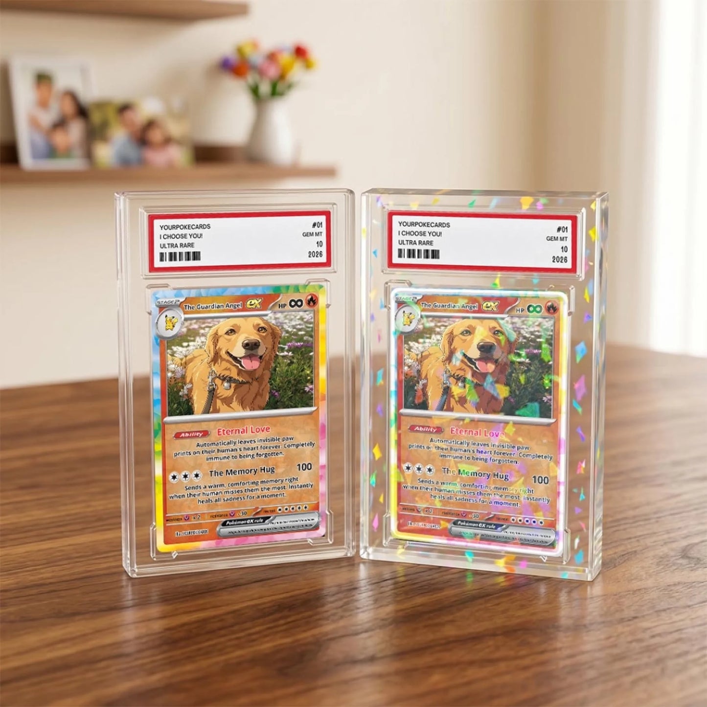 Custom Pokemon Cards Pet Memorial Gift, Personalized Pokemon Card Custom Animated Style, Customizable Pokemon Cards - YPC-55 (4)