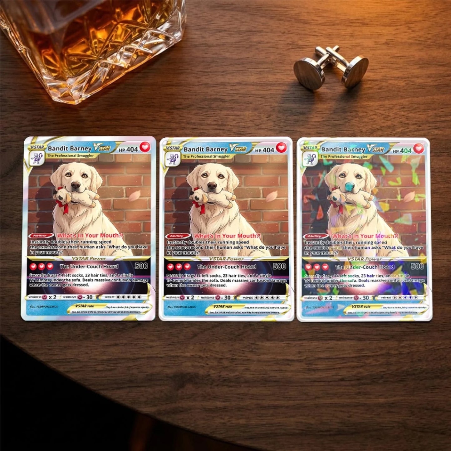 Pet Pokemon Cards Custom Funny Thief Gift, Custom Pokemon Card Pet Animated Style, Customized Pokemon Cards - YPC-62 (3)