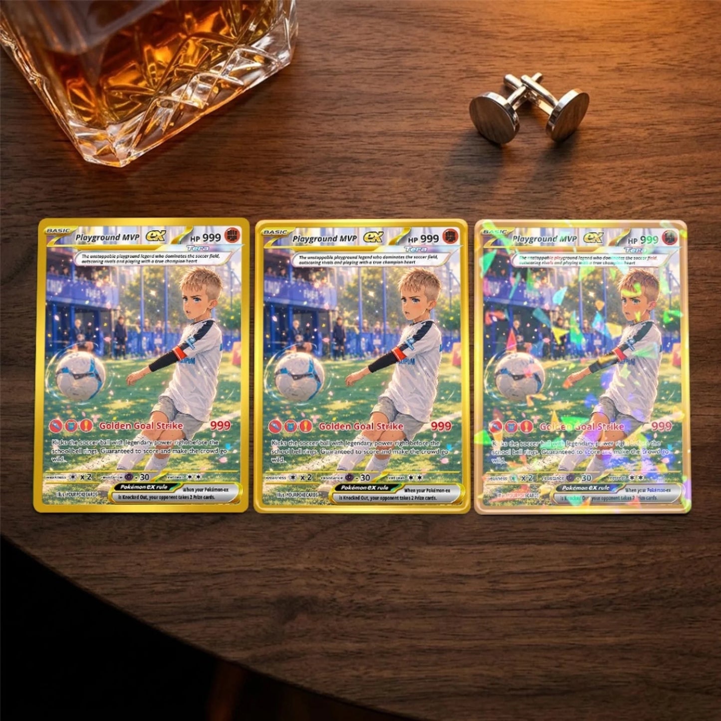 Custom Pokemon Card Youth Soccer MVP Gift, Personalized Kids Back to School Trading Card - YPC-74 (3)