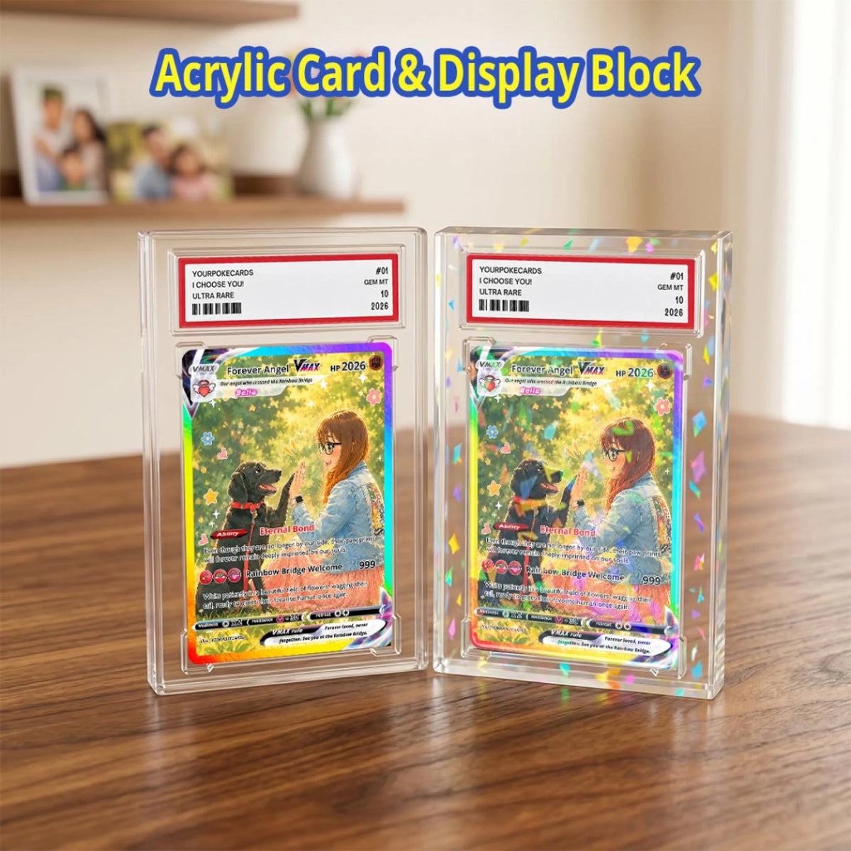 Custom Pokemon Card Pet Memorial Gift, Rainbow Bridge Dog Remembrance Keepsake, Personalized In Loving Memory Trading Card - YPC-77 (6)