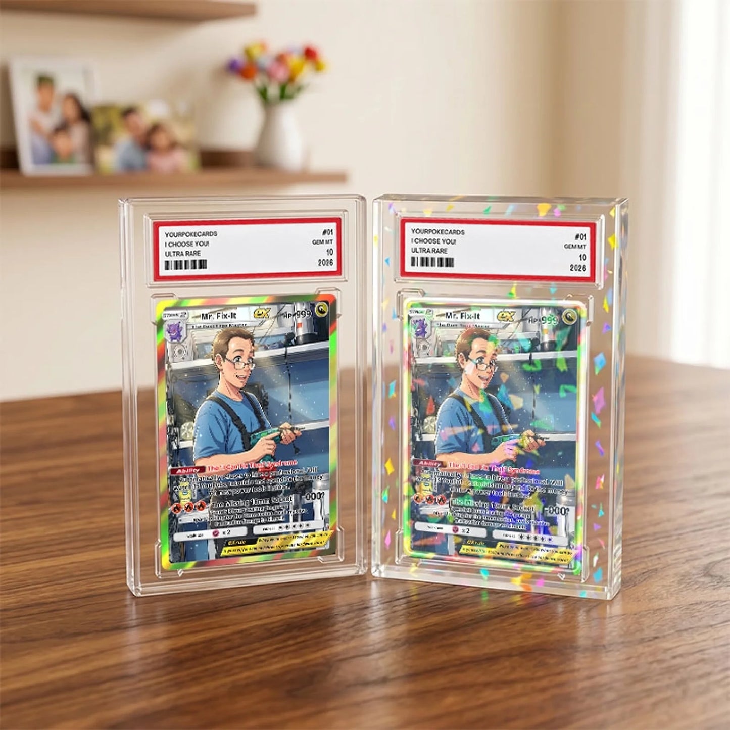 Custom Handyman Poke Cards - Personalized Mr. Fix-It Trading Card - Funny DIY Dad & Boyfriend Gift - YPC-354