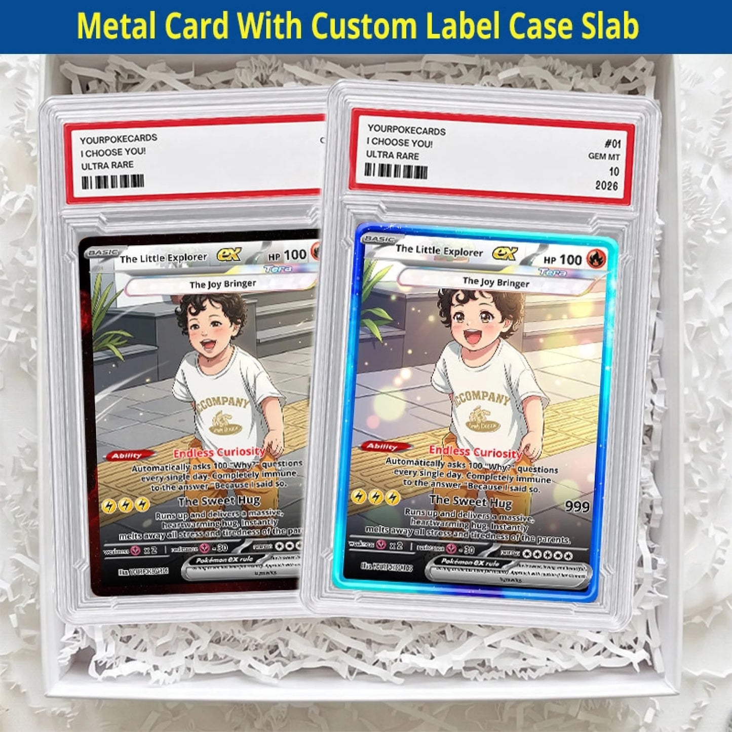 Custom Pokemon Cards Birthday Gift For Kid, Personalized Pokemon Card Custom Animated Style, Customizable Pokemon Cards - YPC-43 (6)