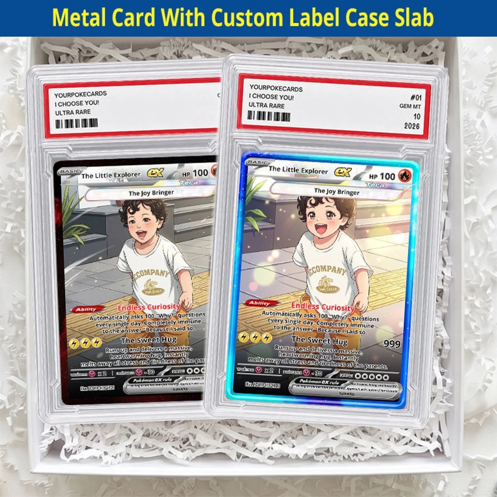 Custom Pokemon Cards Birthday Gift For Kid, Personalized Pokemon Card Custom Animated Style, Customizable Pokemon Cards - YPC-43 (6)