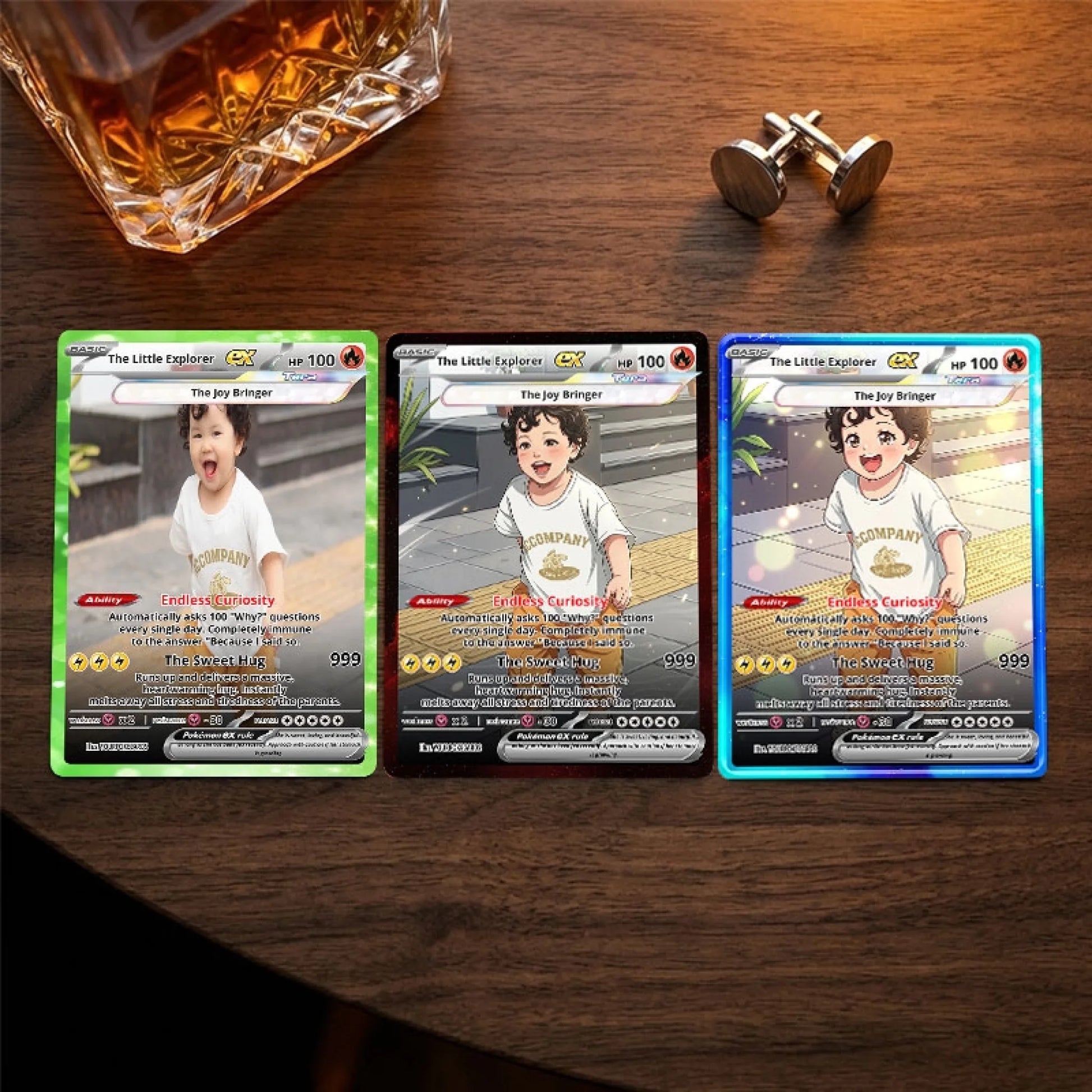 Custom Pokemon Cards Birthday Gift For Kid, Personalized Pokemon Card Custom Animated Style, Customizable Pokemon Cards - YPC-43 (3)