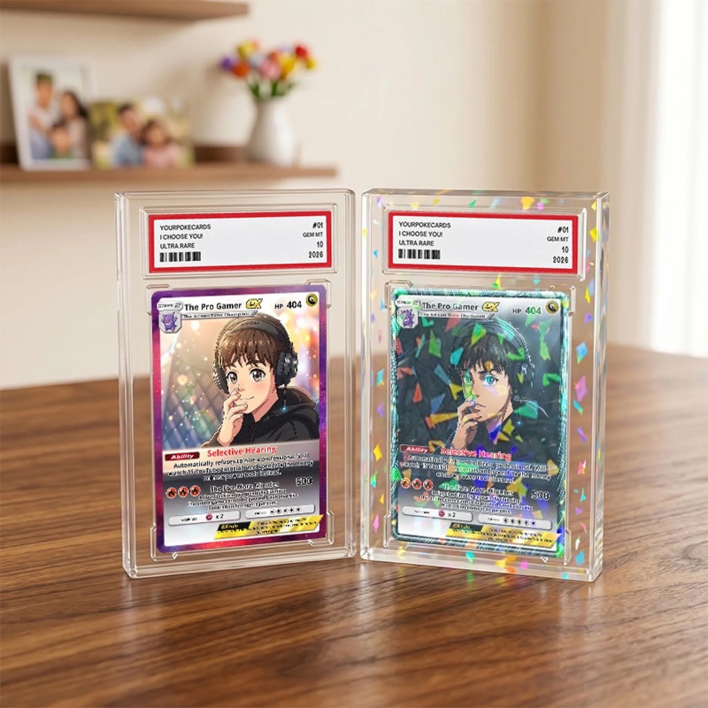 Custom Pokemon Cards Gamer Teen Gift, Personalized Pokemon Card Custom Animated Style, Customizable Pokemon Cards - YPC-44 (4)