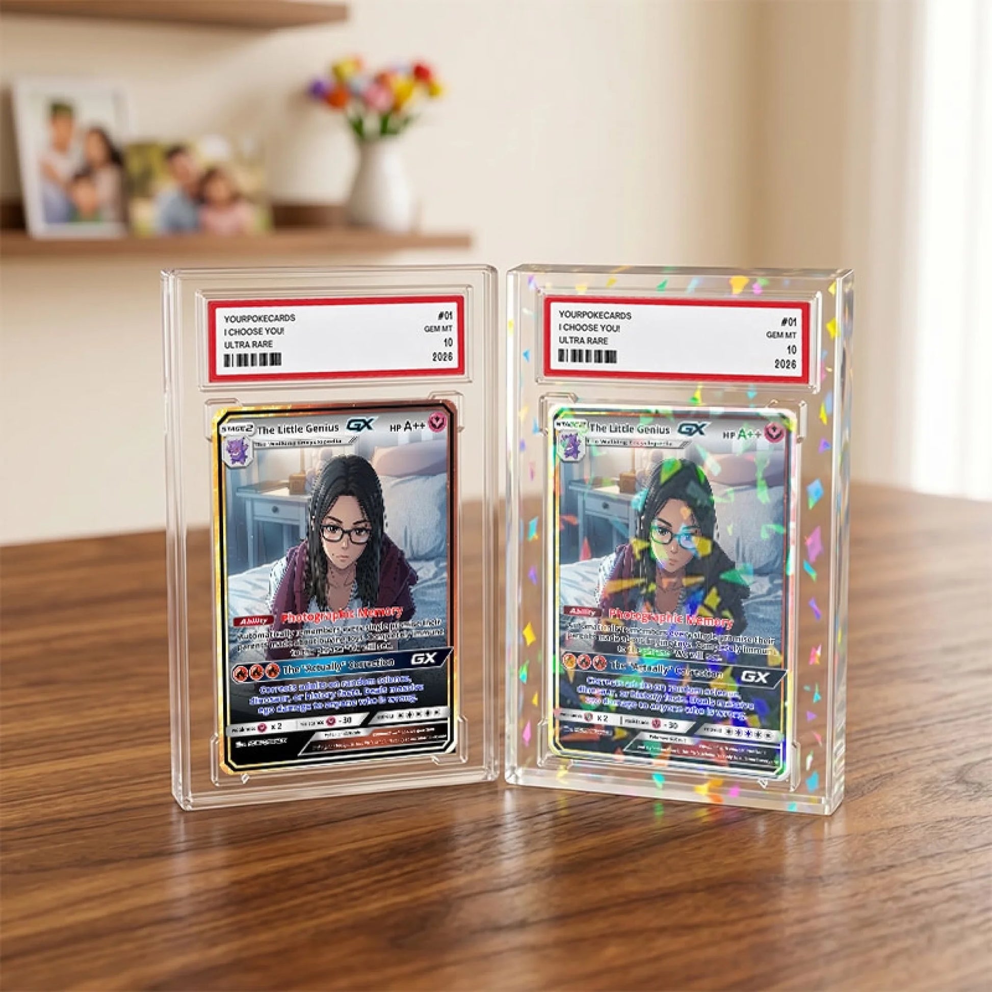 Custom Pokemon Cards Smart Kid Gift, Personalized Pokemon Card Custom Animated Style, Customizable Pokemon Cards - YPC-45 (4)
