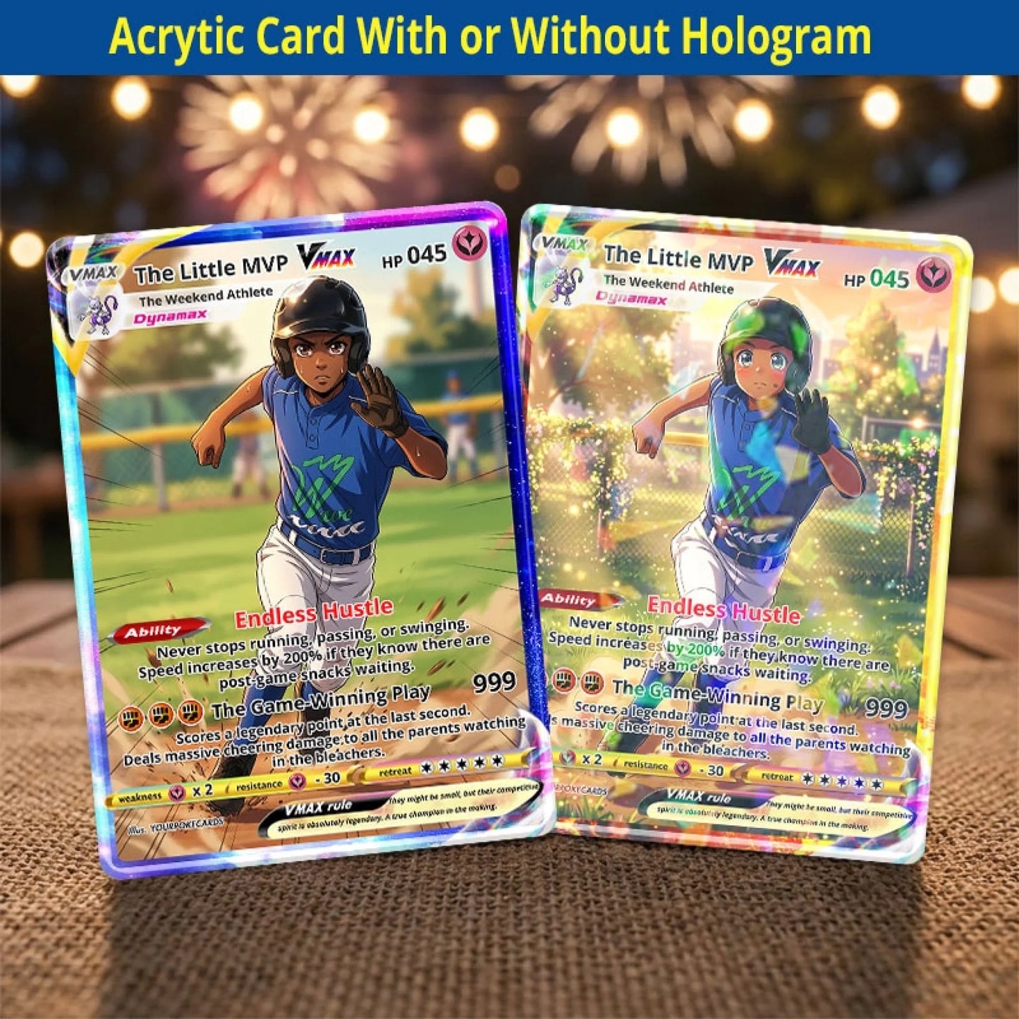 Custom Pokemon Cards Youth Sports Gift, Personalized Pokemon Card Custom Animated Style, Customizable Pokemon Cards - YPC-46 (2)