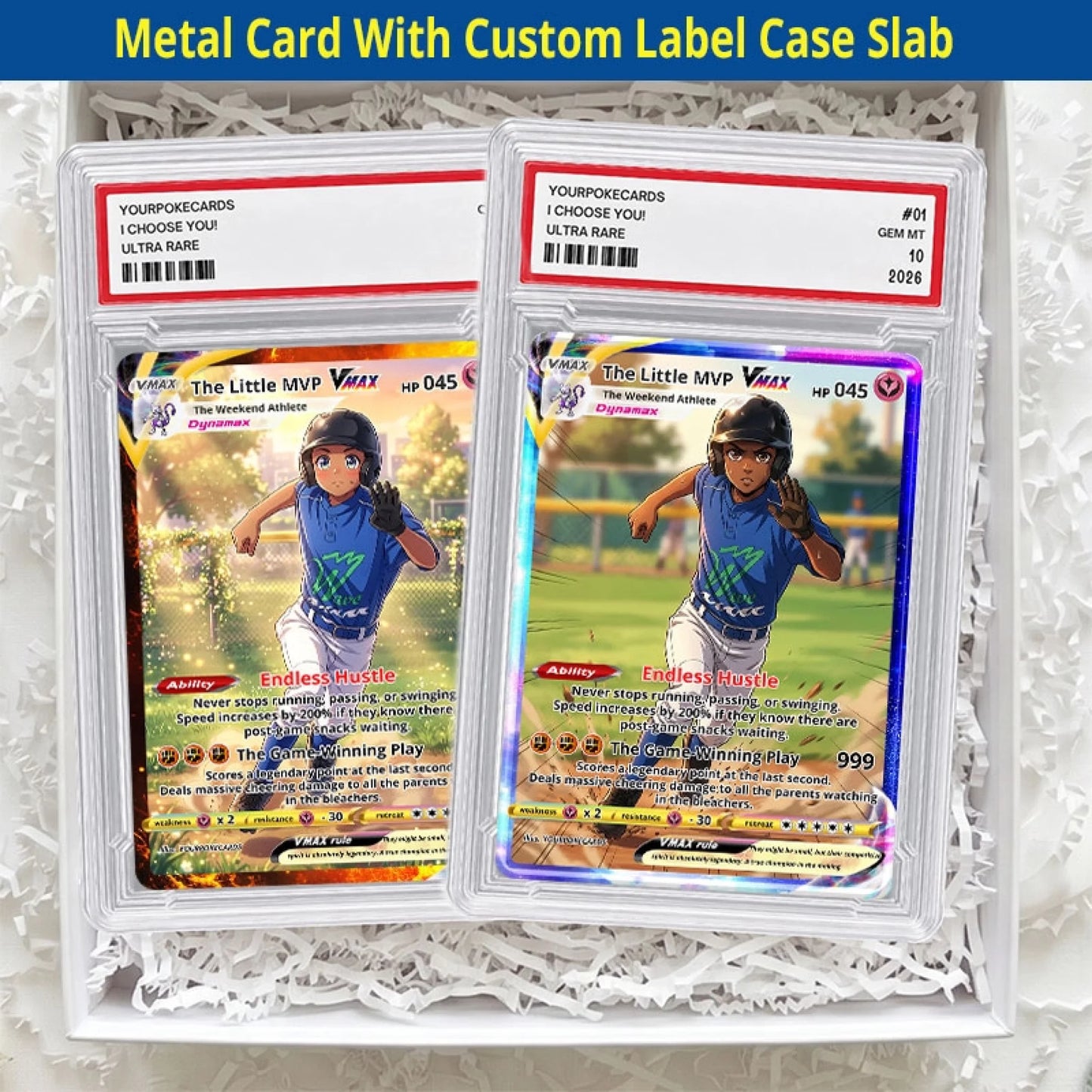 Custom Pokemon Cards Youth Sports Gift, Personalized Pokemon Card Custom Animated Style, Customizable Pokemon Cards - YPC-46 (6)