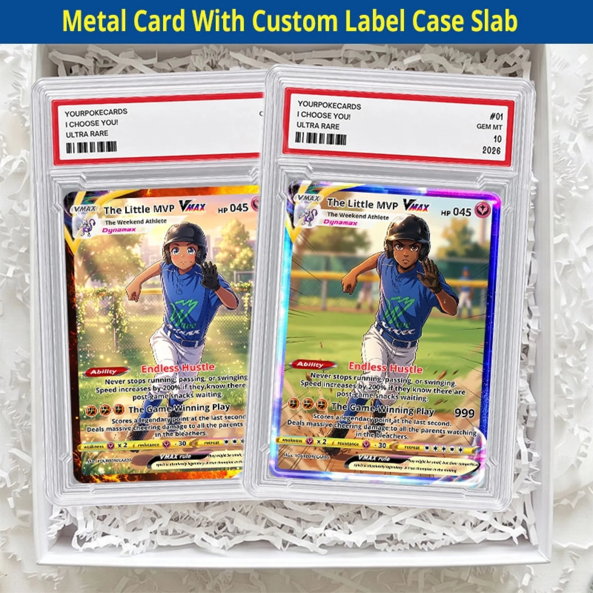 Custom Pokemon Cards Youth Sports Gift, Personalized Pokemon Card Custom Animated Style, Customizable Pokemon Cards - YPC-46 (6)