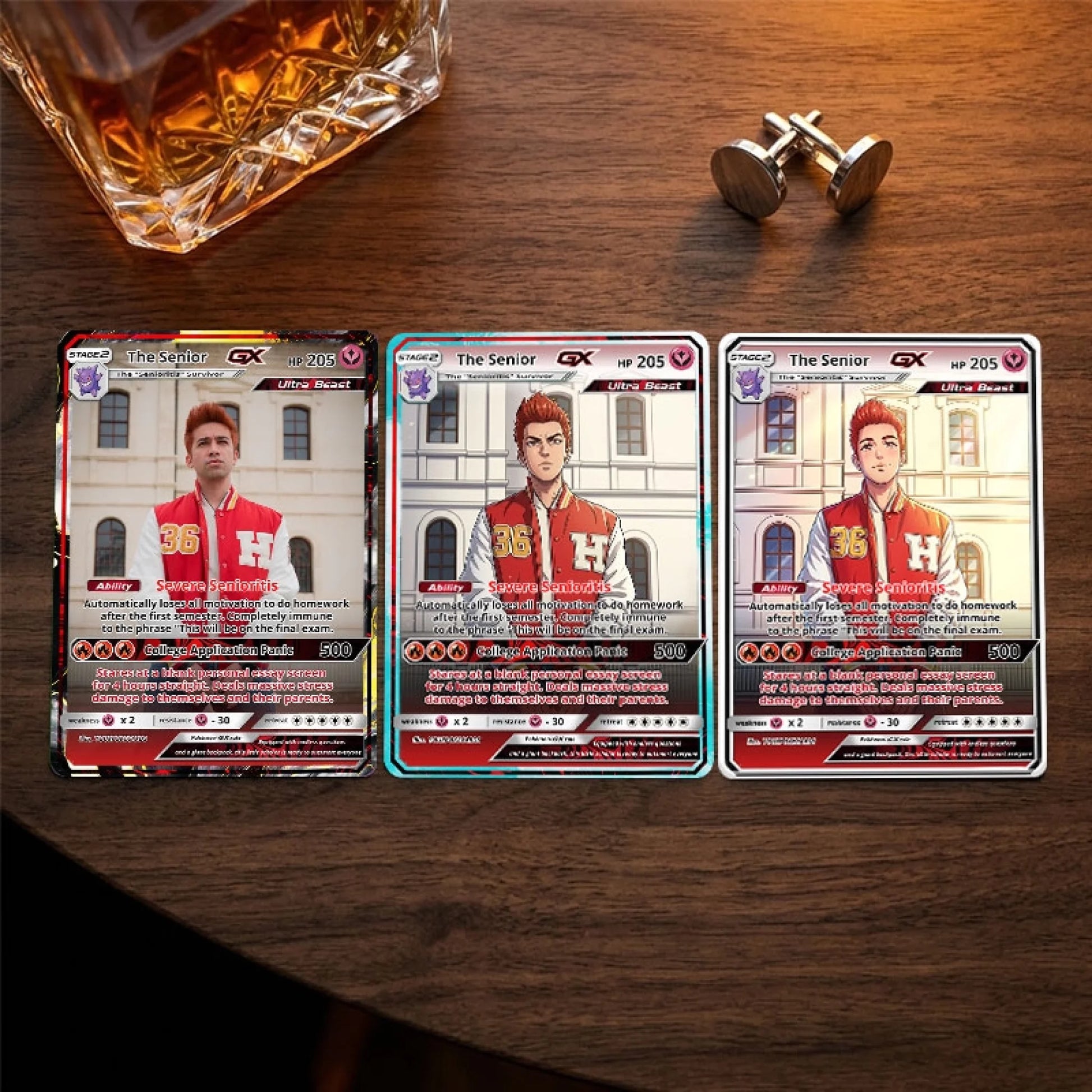 Custom Pokemon Cards High School Senior Gift, Personalized Pokemon Card Custom Animated Style, Customizable Pokemon Cards - YPC-50 (3)