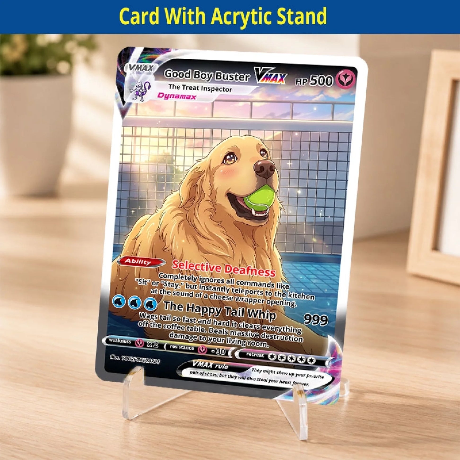 Custom Pokemon Cards Funny Dog Gift, Personalized Pokemon Card Custom Animated Style, Customizable Pokemon Cards - YPC-52 (5)