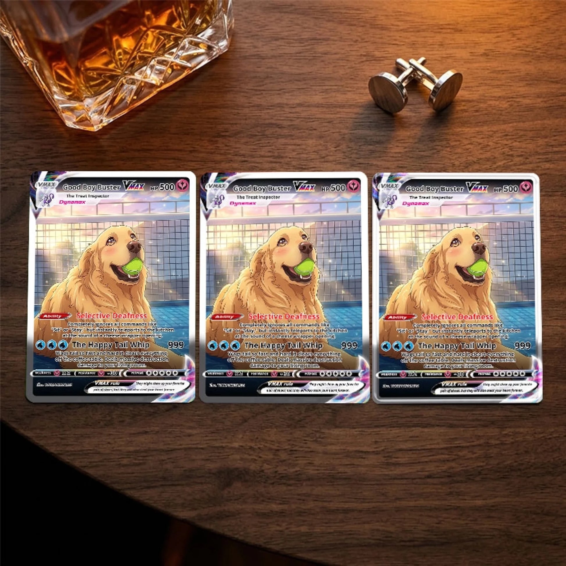 Custom Pokemon Cards Funny Dog Gift, Personalized Pokemon Card Custom Animated Style, Customizable Pokemon Cards - YPC-52 (2)