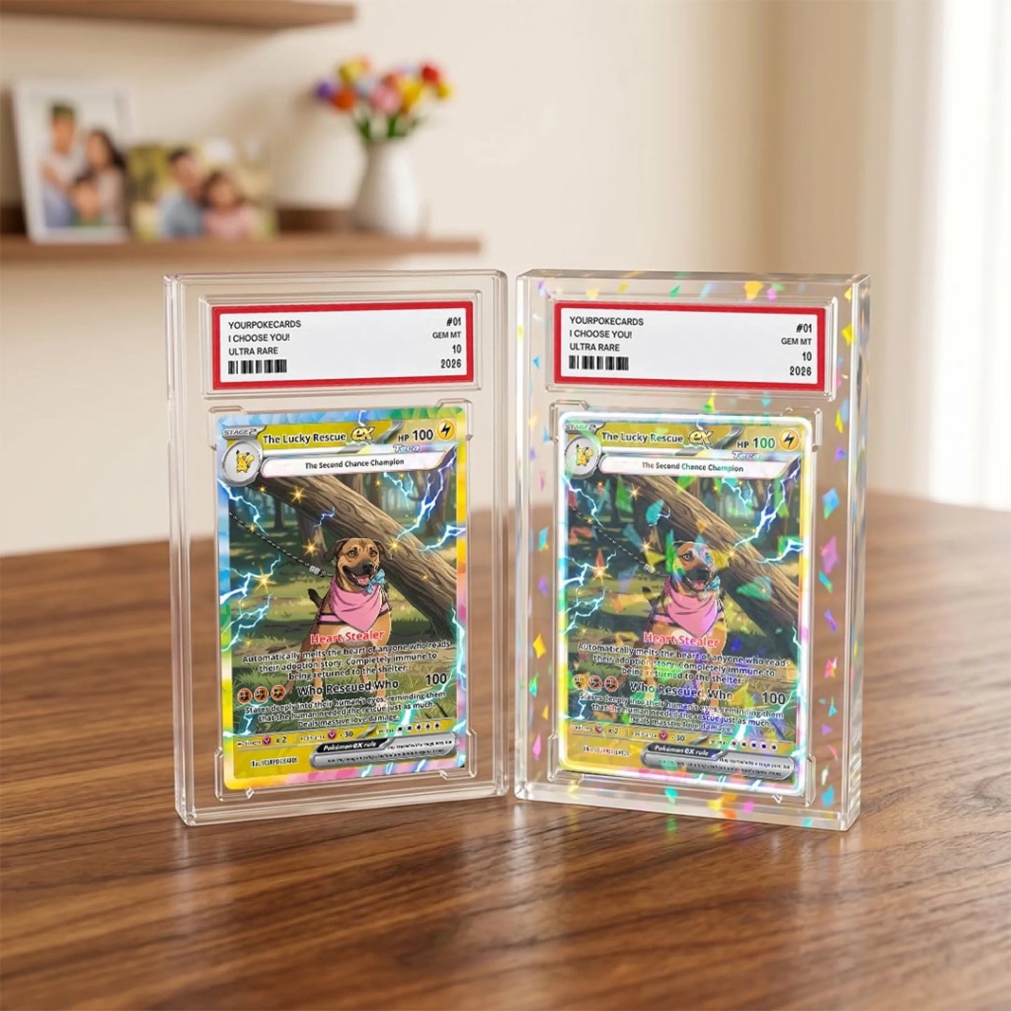 Custom Pokemon Cards Rescue Pet Gift, Personalized Pokemon Card Custom Animated Style, Customizable Pokemon Cards - YPC-56 (4)