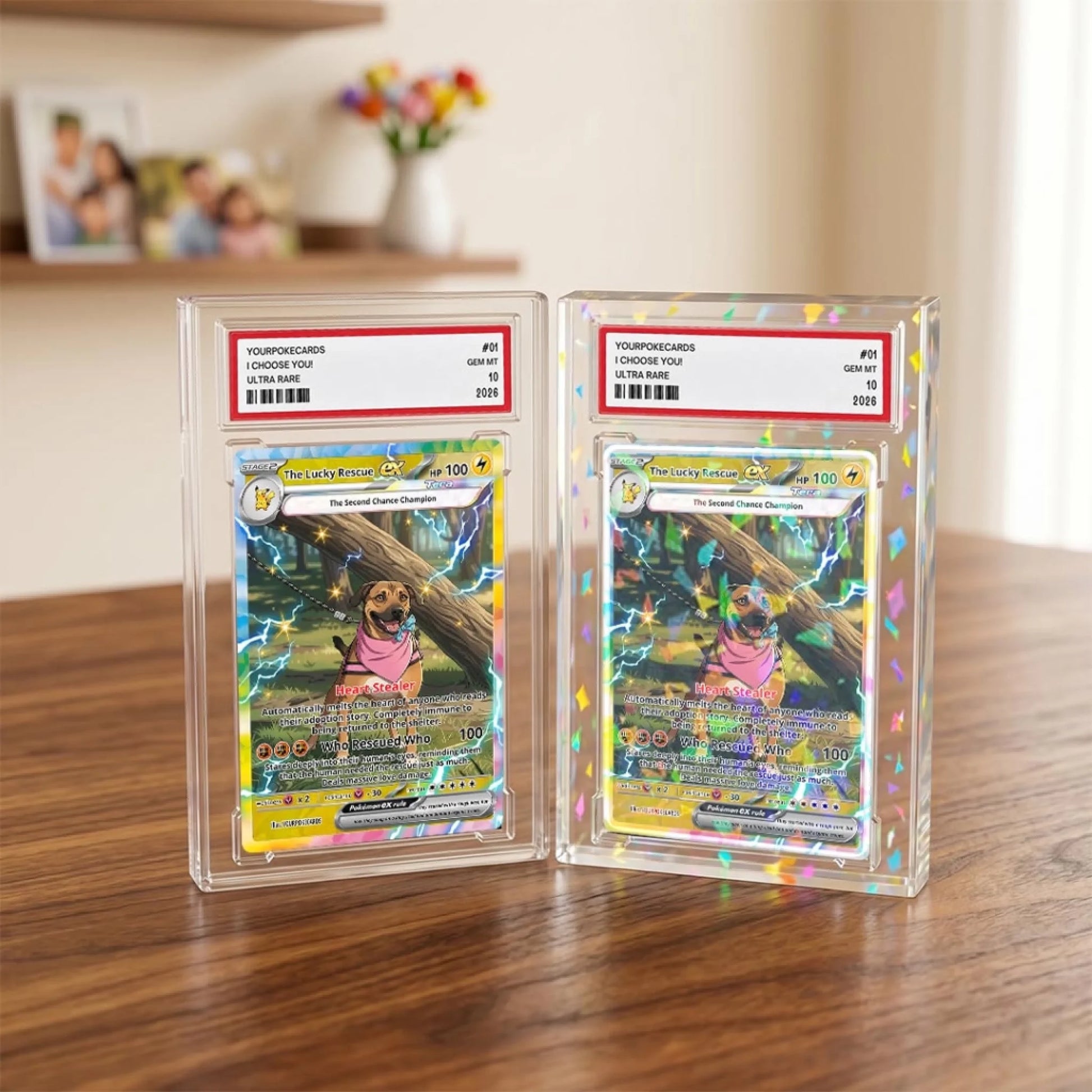 Custom Pokemon Cards Rescue Pet Gift, Personalized Pokemon Card Custom Animated Style, Customizable Pokemon Cards - YPC-56 (4)