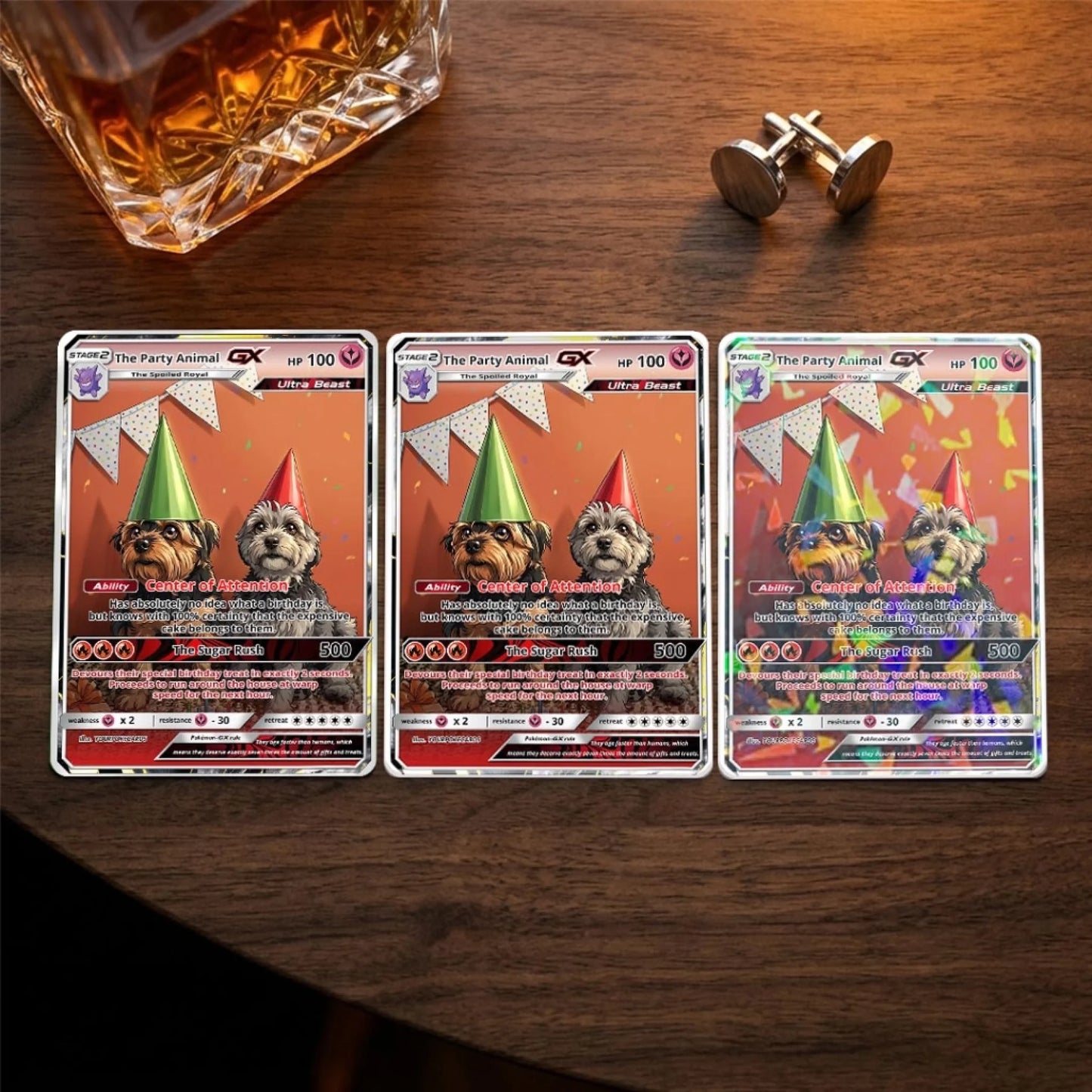 Custom Pokemon Cards Pet Birthday Gift, Personalized Pokemon Card Custom Animated Style, Customizable Pokemon Cards - YPC-57 (3)