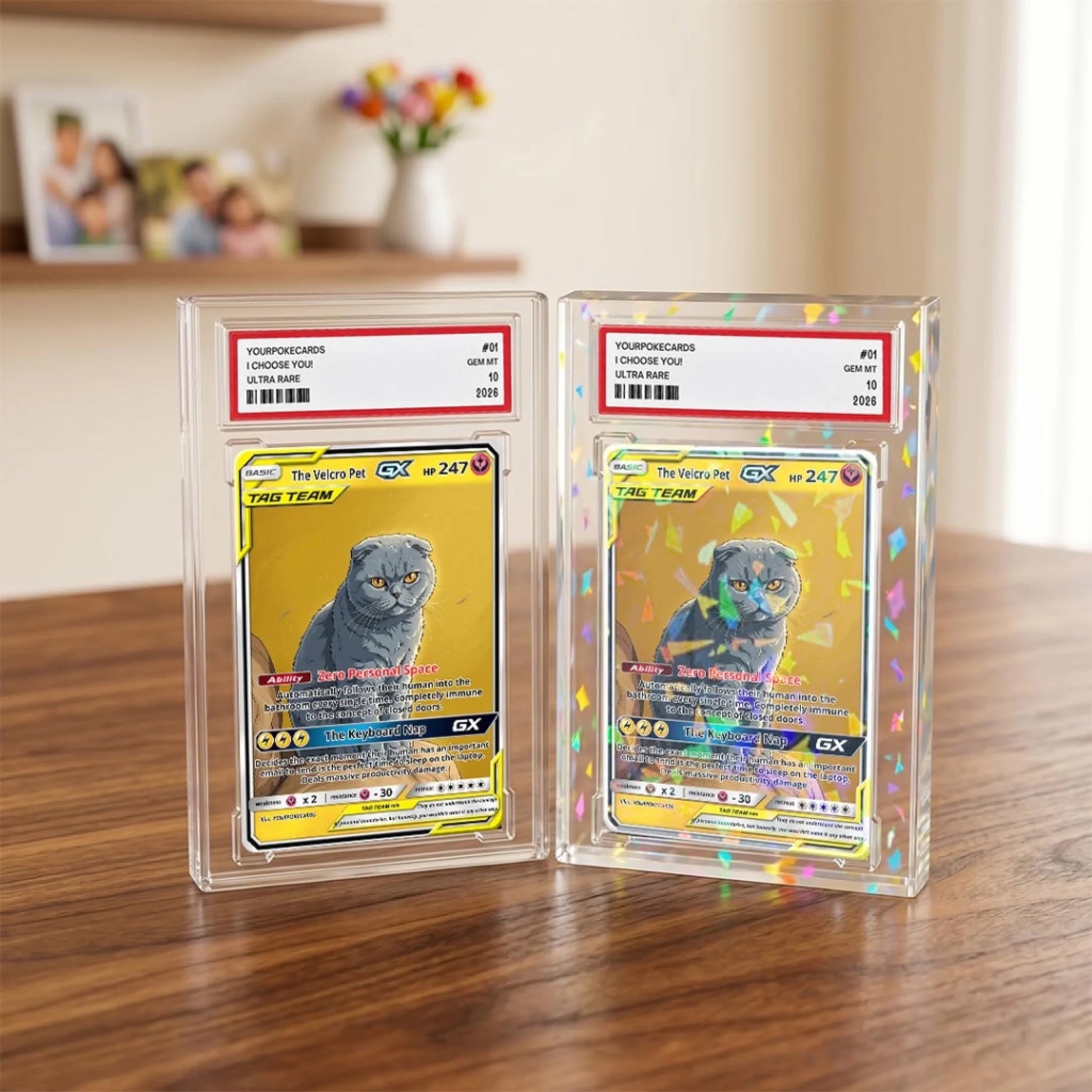 Custom Pokemon Cards Clingy Pet Gift, Personalized Pokemon Card Custom Animated Style, Customizable Pokemon Cards - YPC-58 (5)
