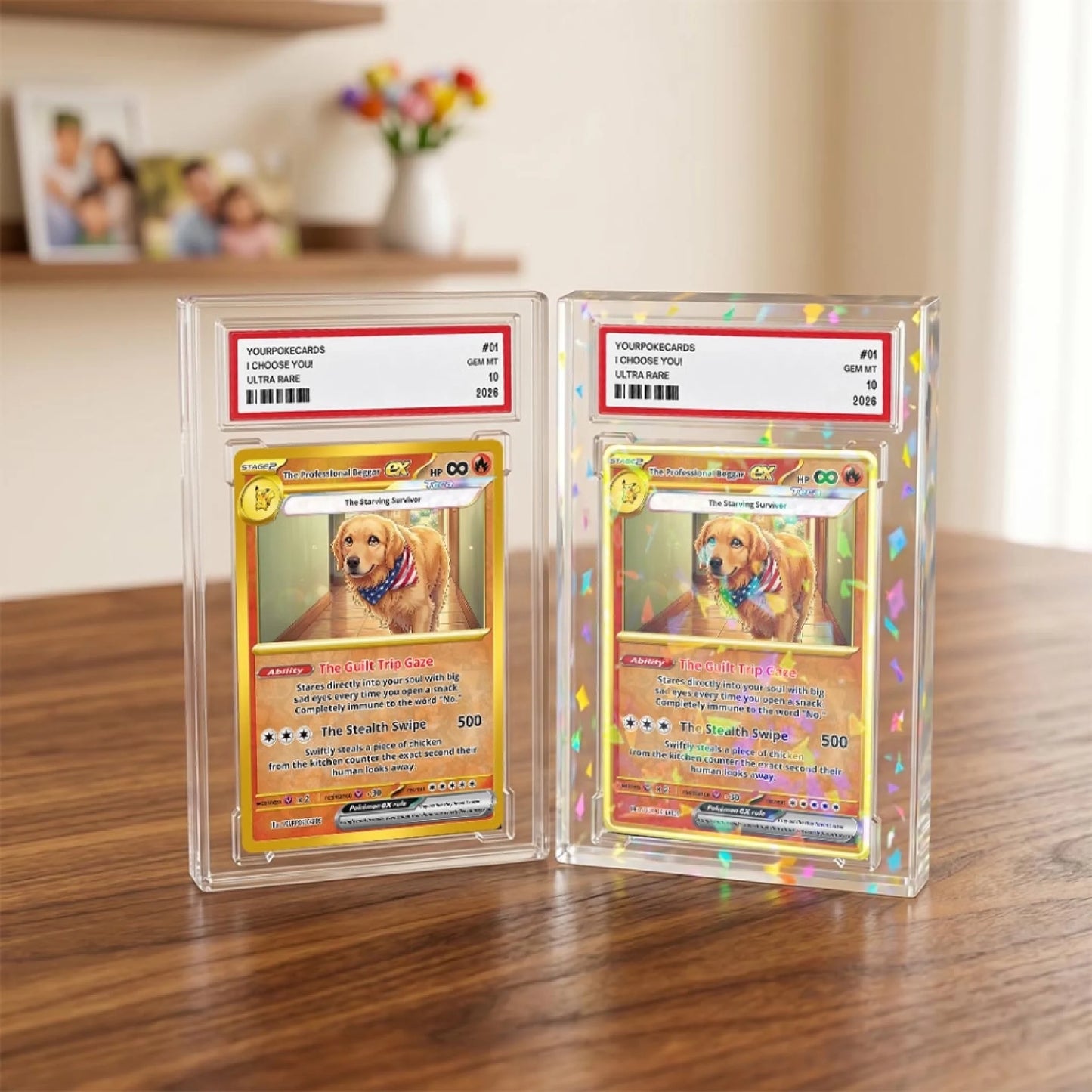 Custom Pokemon Cards Pet Pokemon Cards Custom, Personalized Pokemon Card Animated Style, Customized Pokemon Cards Pet Gift - YPC-59 (1)