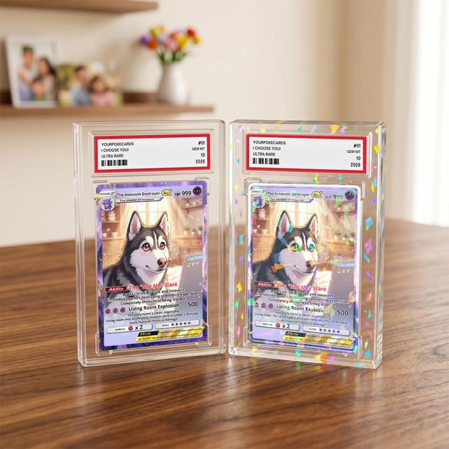 Pet Pokemon Cards Custom Funny Troublemaker Gift, Custom Pokemon Card Pet Animated Style, Customized Pokemon Cards - YPC-60 (4)