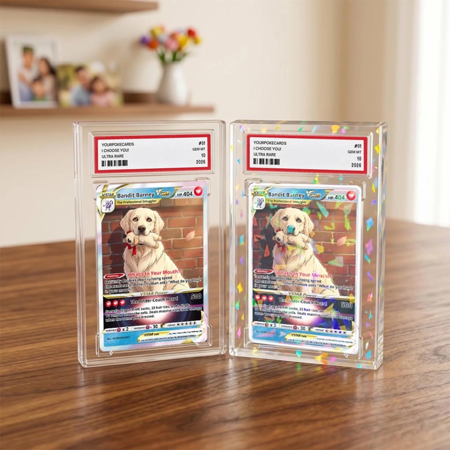 Pet Pokemon Cards Custom Funny Thief Gift, Custom Pokemon Card Pet Animated Style, Customized Pokemon Cards - YPC-62 (4)