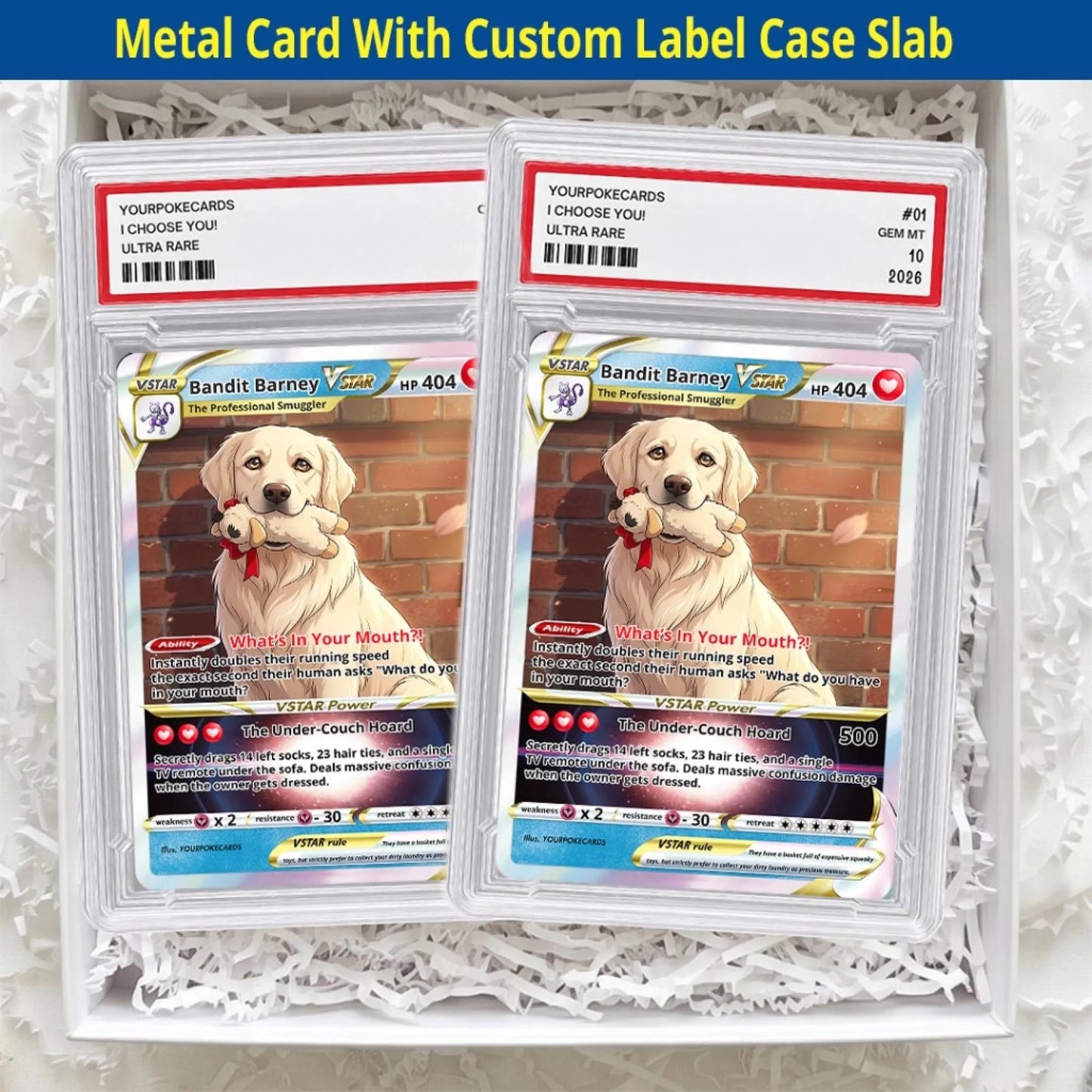 Pet Pokemon Cards Custom Funny Thief Gift, Custom Pokemon Card Pet Animated Style, Customized Pokemon Cards - YPC-62 (5)