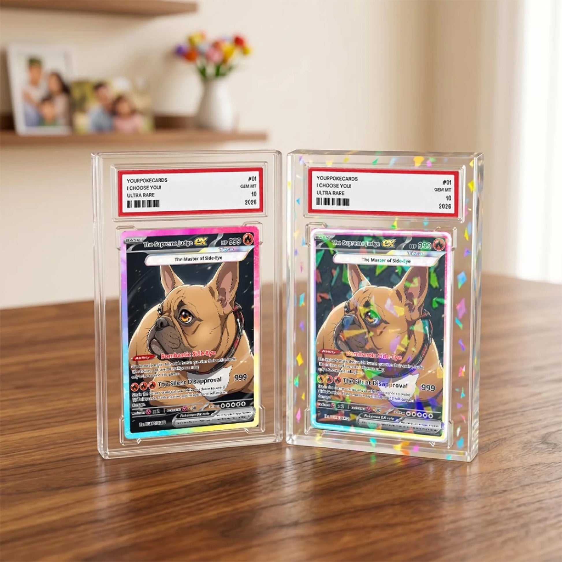 Pet Pokemon Cards Custom Sassy Judgy Pet Gift, Custom Pokemon Card Pet Animated Style, Customized Pokemon Cards - YPC-63 (2)