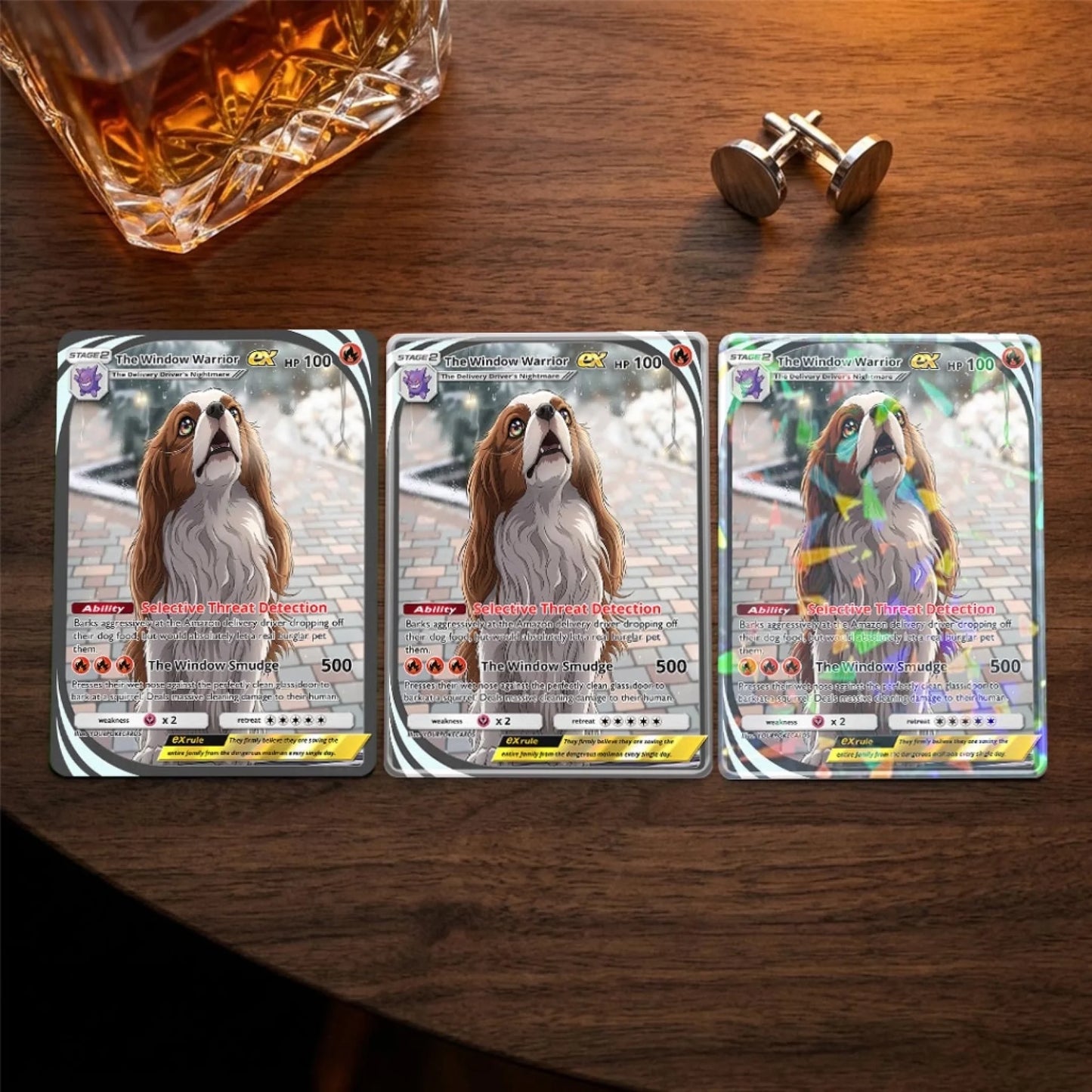 Pet Pokemon Cards Custom Funny Guard Dog Gift, Custom Pokemon Card Pet Animated Style, Customized Pokemon Cards - YPC-64 (3)