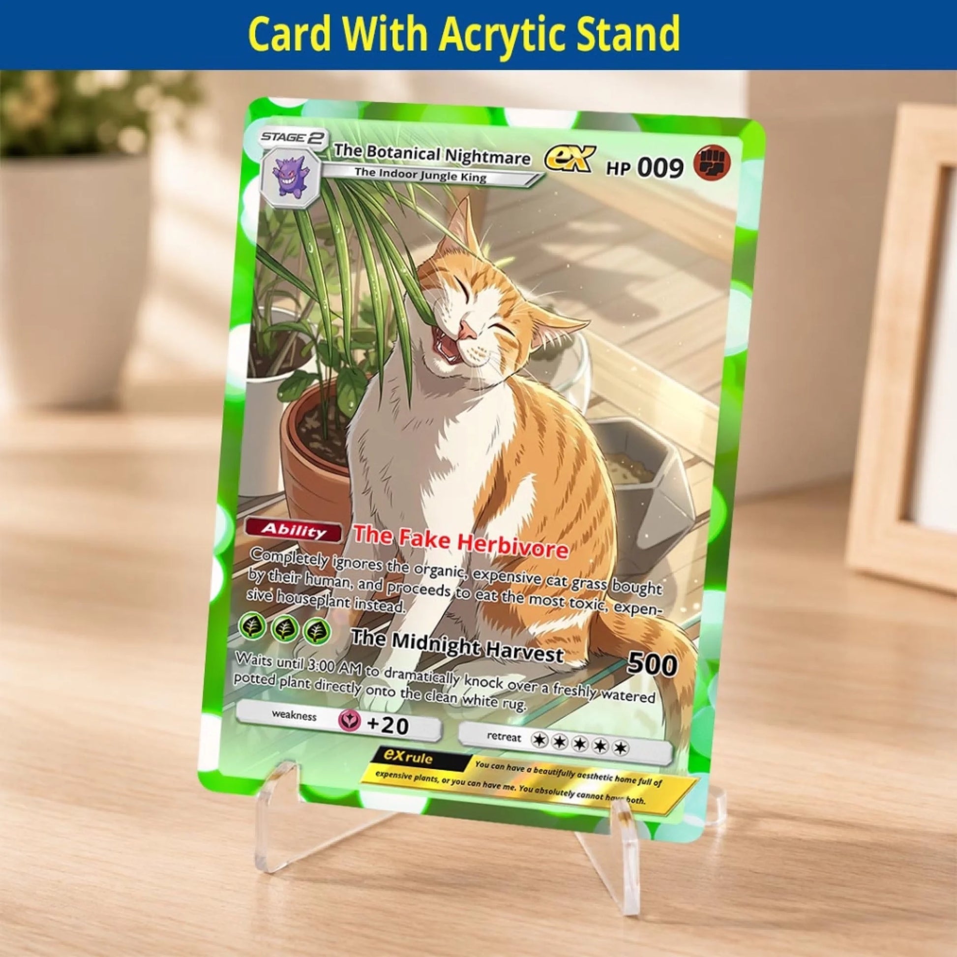 Pet Pokemon Cards Custom Funny Cat Gift, Custom Pokemon Card Pet Animated Style, Customized Pokemon Cards - YPC-66 (1)