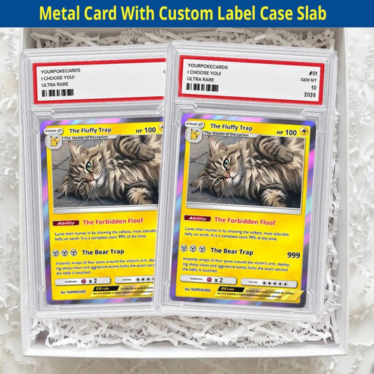 Pet Pokemon Cards Custom Funny Cat Gift, Custom Pokemon Card Pet Animated Style, Customized Pokemon Cards - YPC-67 (5)