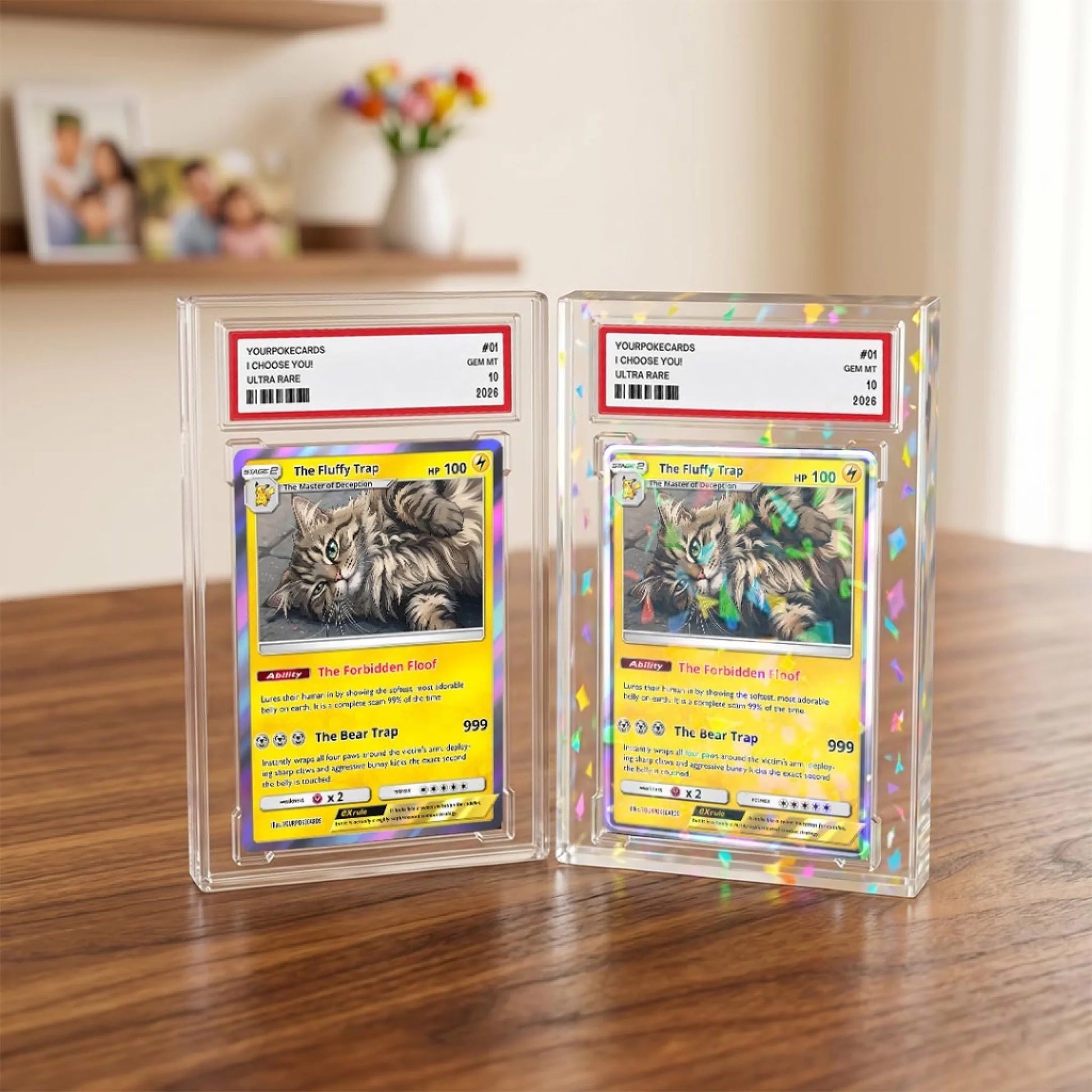 Pet Pokemon Cards Custom Funny Cat Gift, Custom Pokemon Card Pet Animated Style, Customized Pokemon Cards - YPC-67 (4)