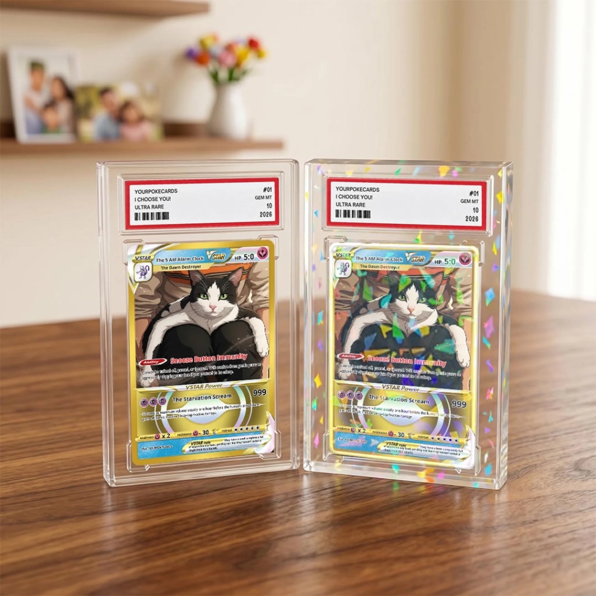 Pet Pokemon Cards Custom Funny Cat Gift, Custom Pokemon Card Pet Animated Style, Customized Pokemon Cards - YPC-68 (4)