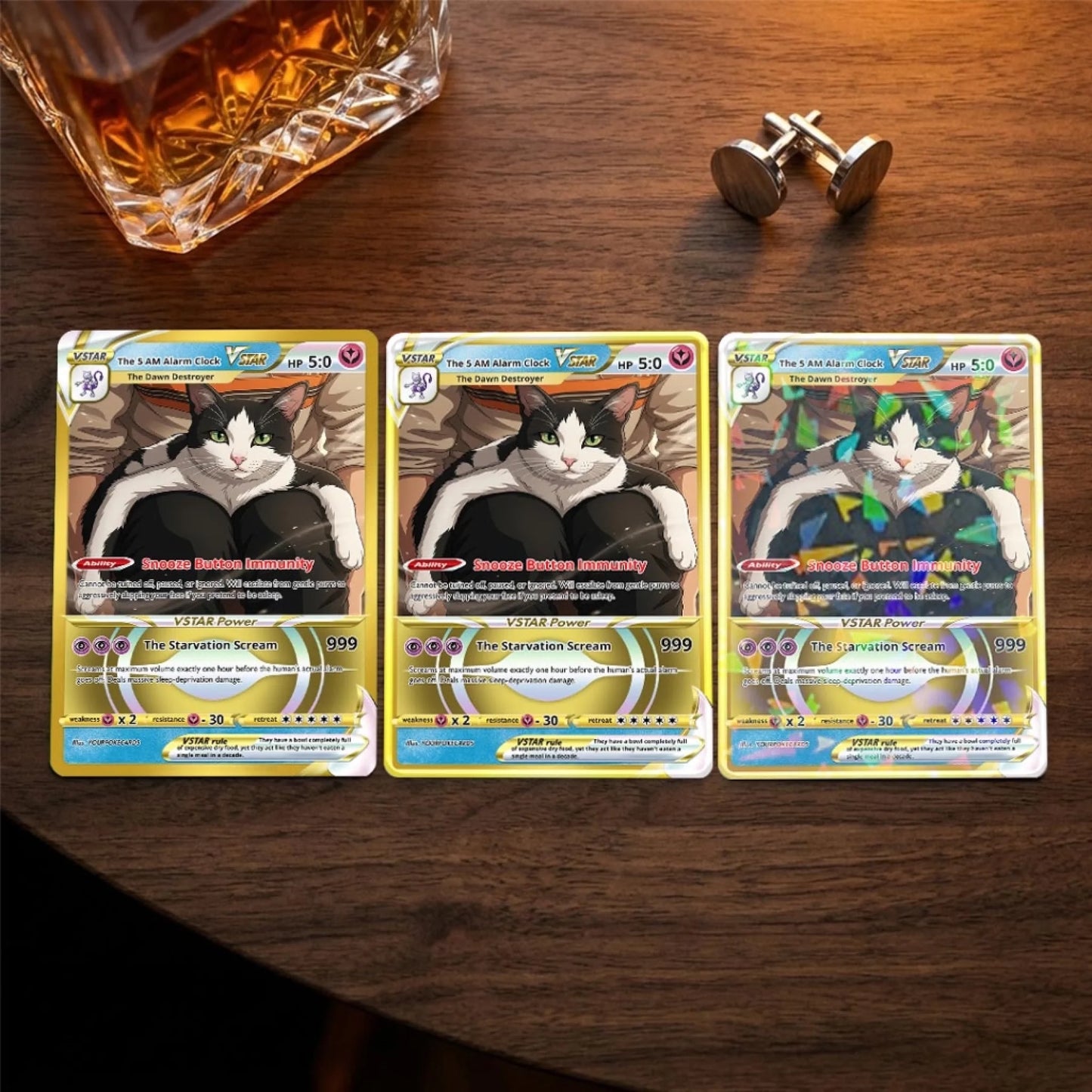 Pet Pokemon Cards Custom Funny Cat Gift, Custom Pokemon Card Pet Animated Style, Customized Pokemon Cards - YPC-68 (3)