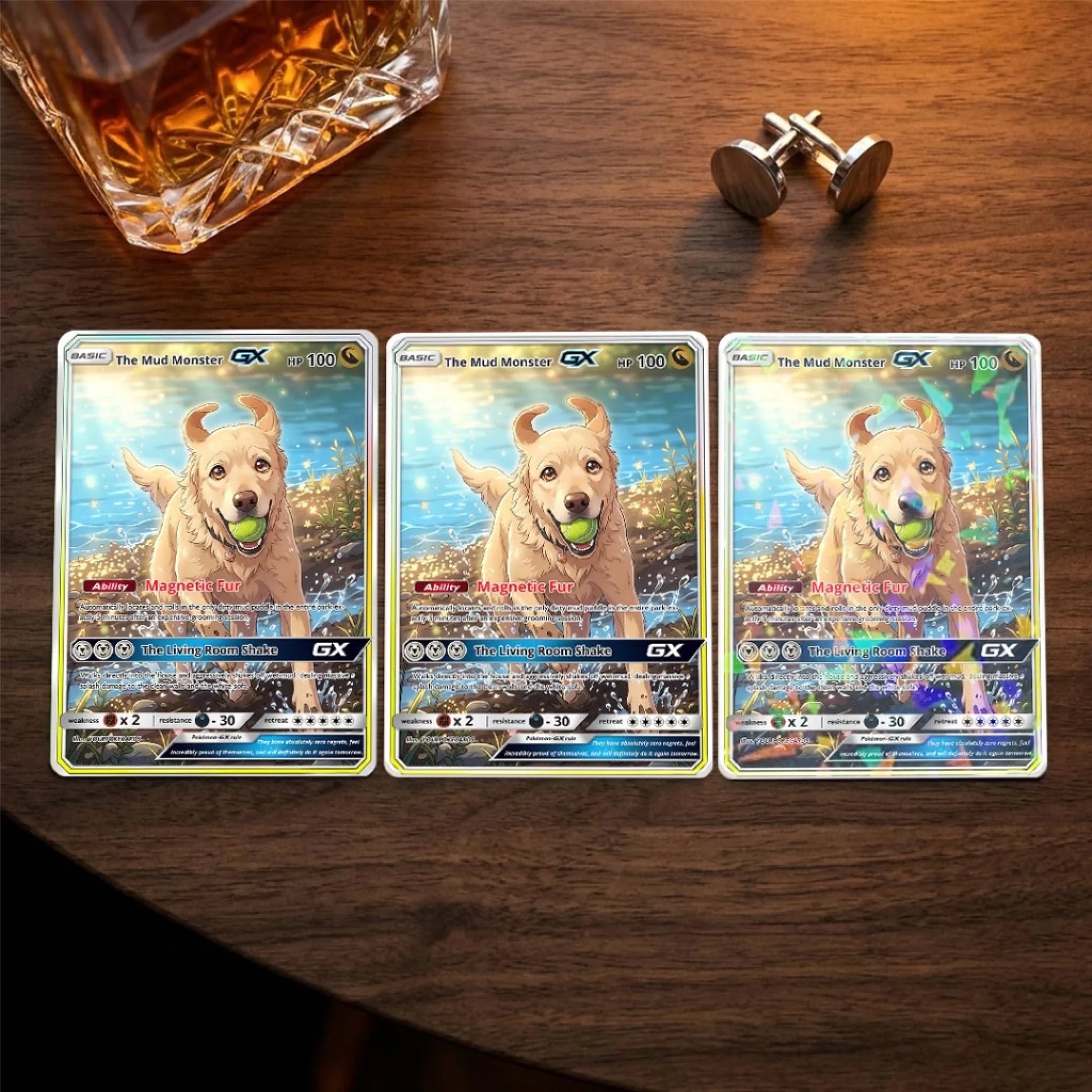 Pet Pokemon Cards Custom Funny Dirty Dog Gift, Custom Pokemon Card Pet Animated Style, Customized Pokemon Cards - YPC-69 (3)