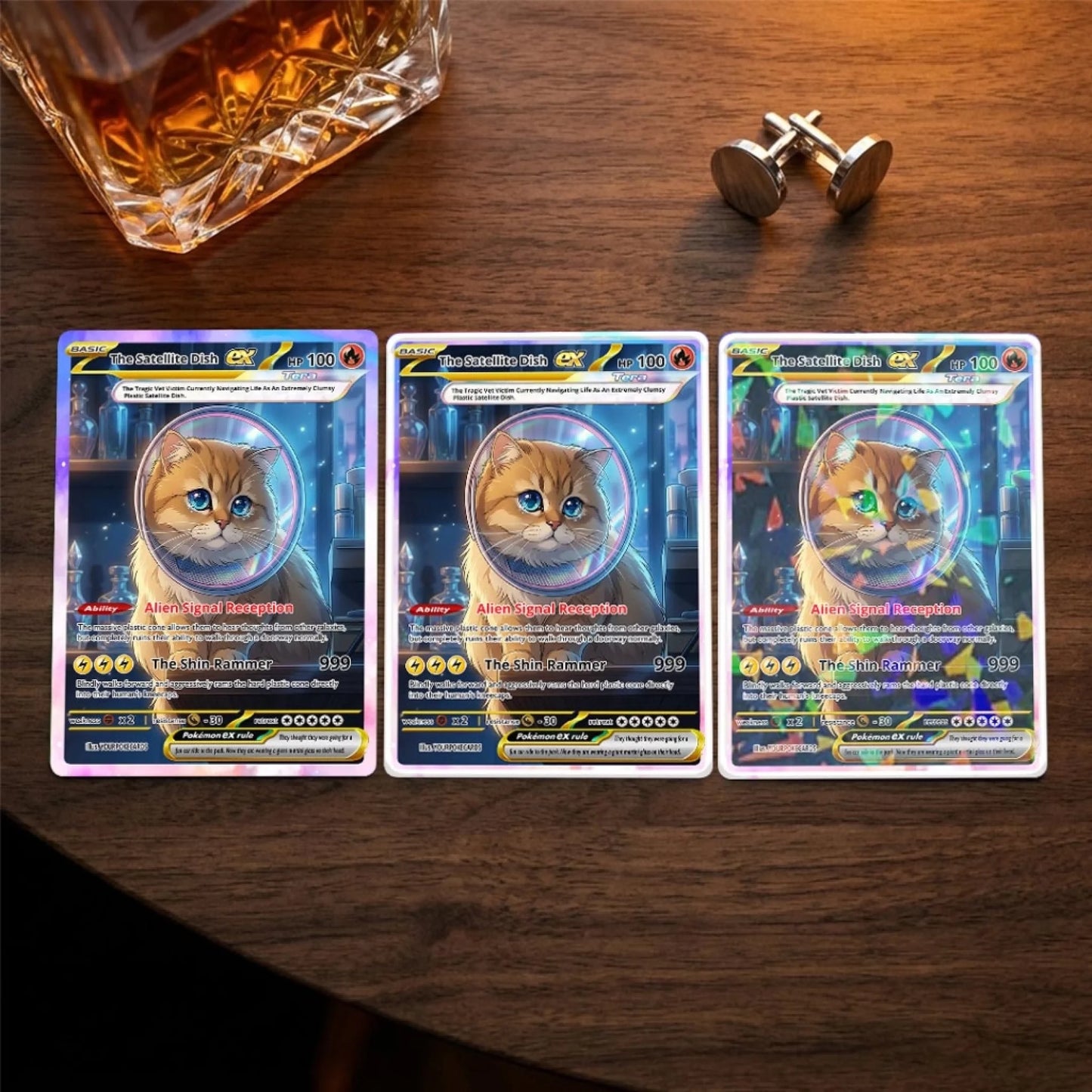 Pet Pokemon Cards Custom Cone of Shame Gift, Custom Pokemon Card Pet Animated Style, Customized Pokemon Cards - YPC-70 (3)