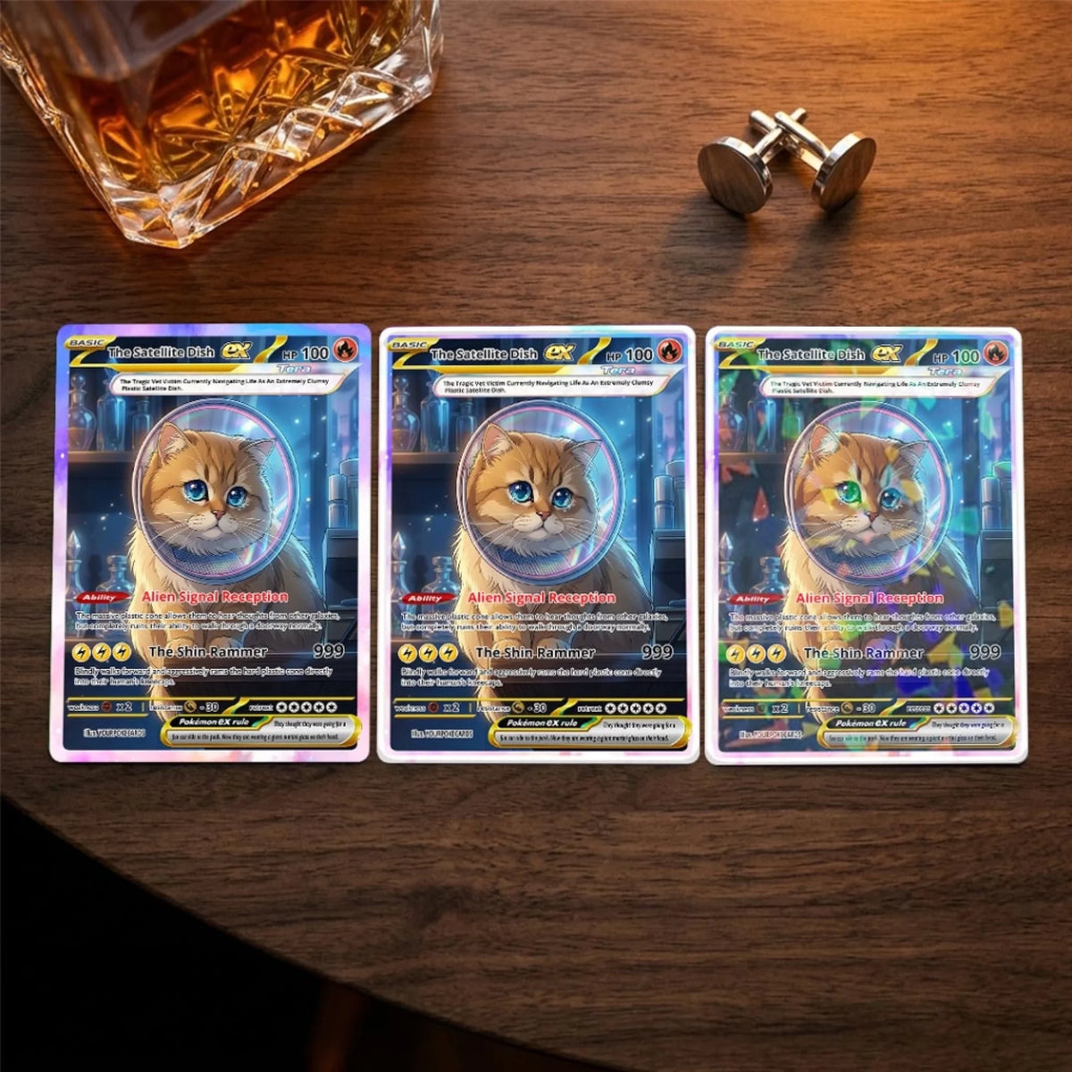Pet Pokemon Cards Custom Cone of Shame Gift, Custom Pokemon Card Pet Animated Style, Customized Pokemon Cards - YPC-70 (3)