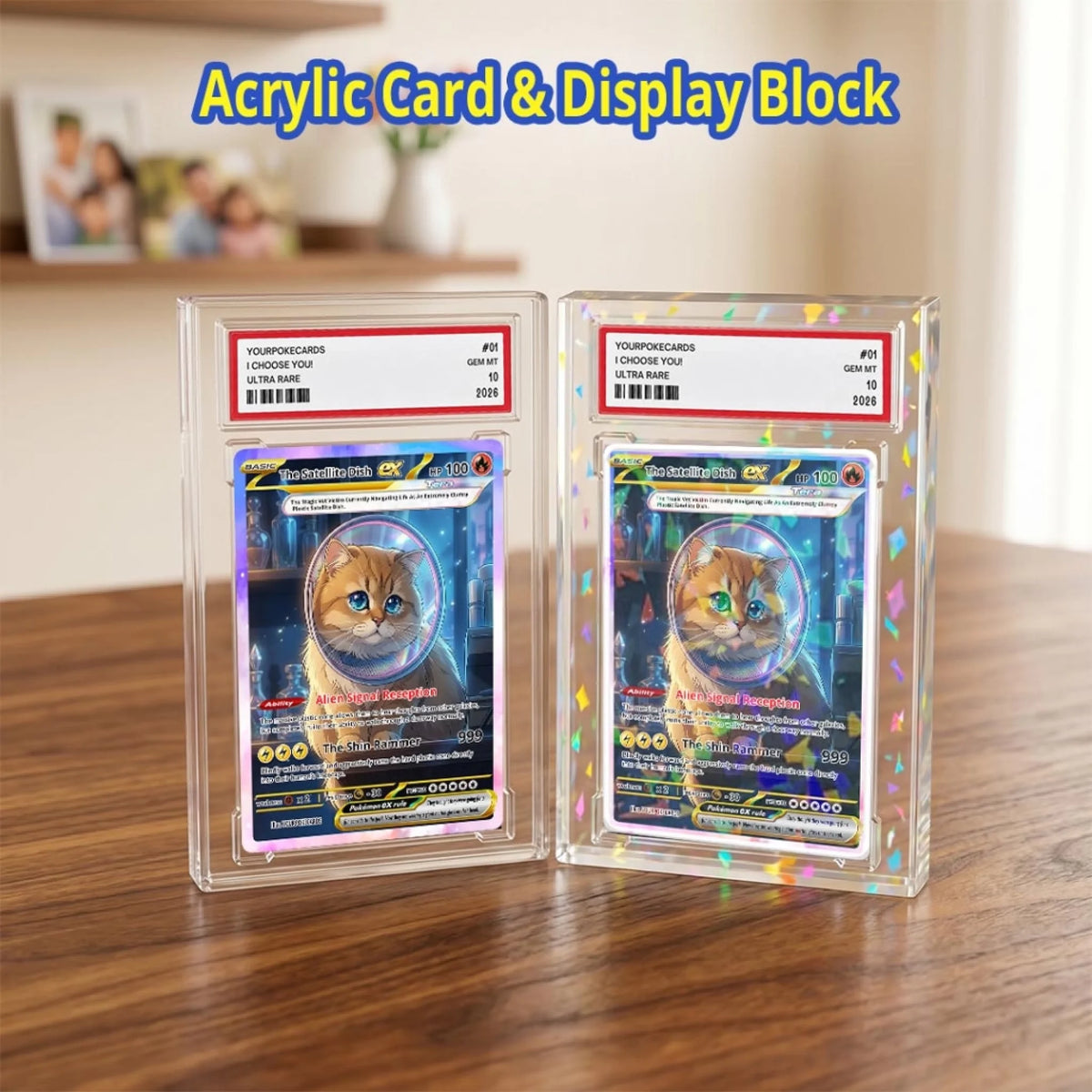 Pet Pokemon Cards Custom Cone of Shame Gift, Custom Pokemon Card Pet Animated Style, Customized Pokemon Cards - YPC-70 (4)