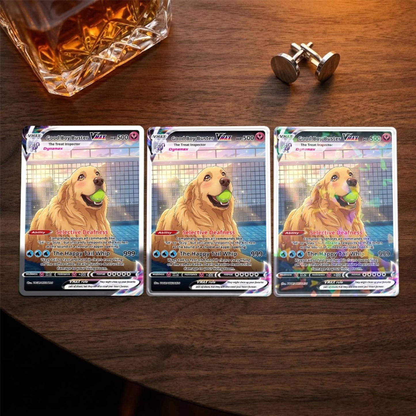 custom pokemon cards, personalized pokemon card, customizable pokemon cards, funny dog gift, dog mom present (3)