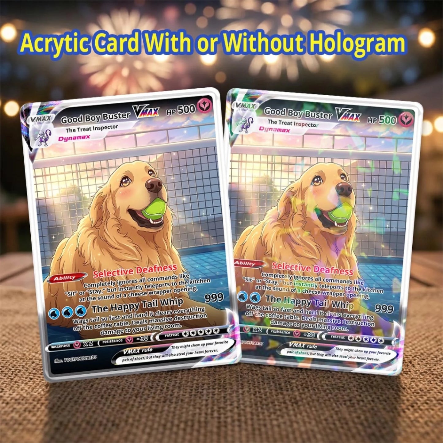 custom pokemon cards, personalized pokemon card, customizable pokemon cards, funny dog gift, dog mom present (2)