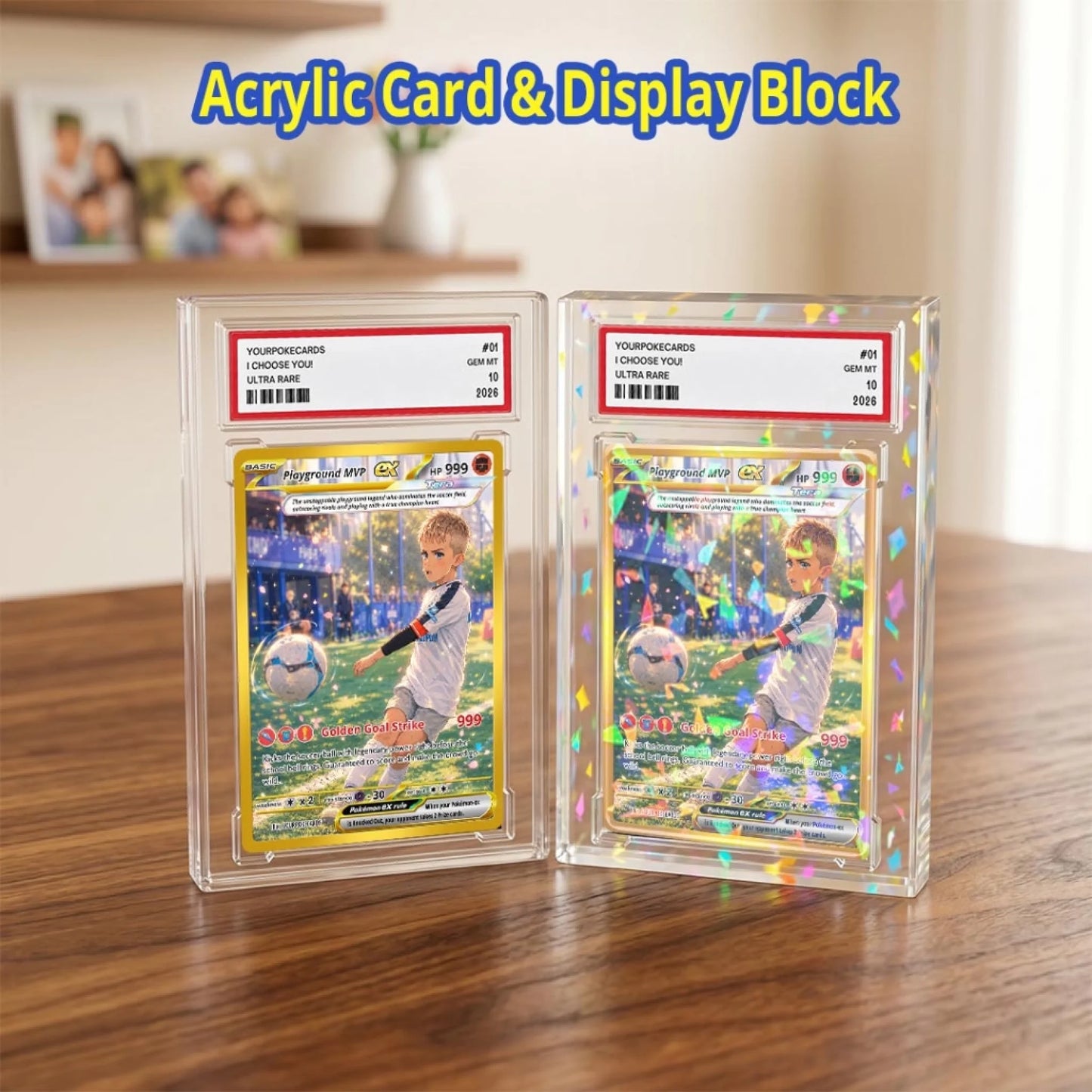 Custom Pokemon Card Youth Soccer MVP Gift, Personalized Kids Back to School Trading Card - YPC-74 (4)