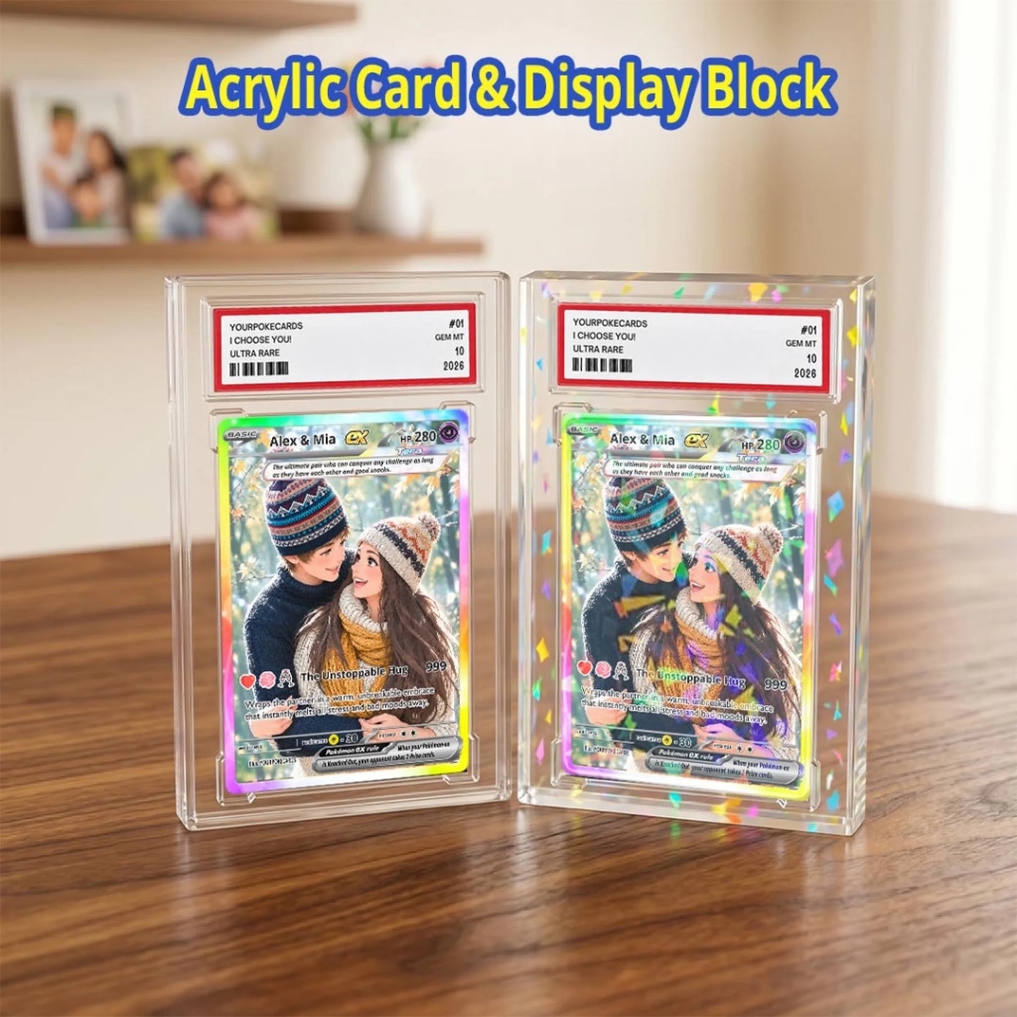 Custom Pokemon Card Couple Gift, Personalized Boyfriend Girlfriend Trading Card, Cute Relationship Keepsake - YPC-78 (5)
