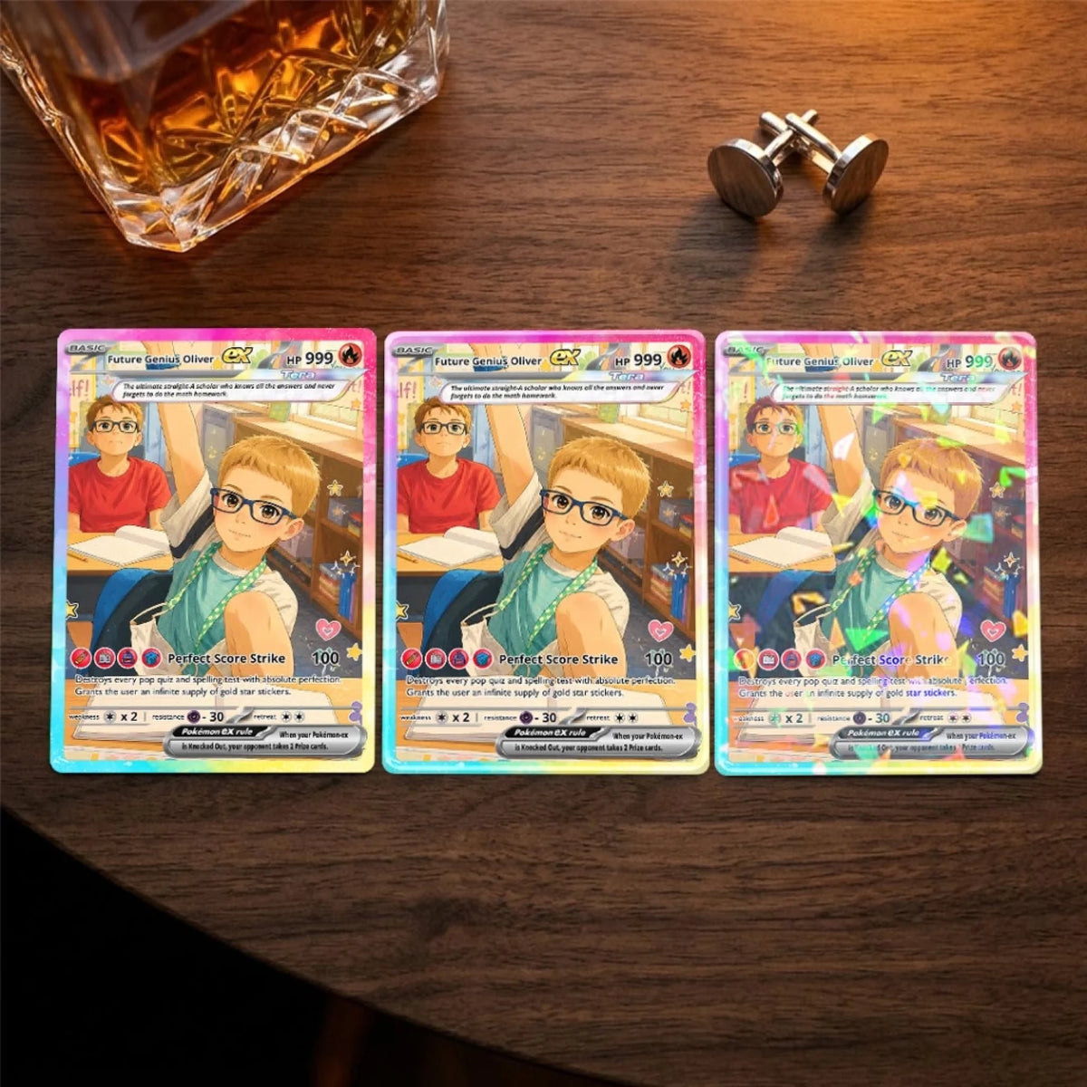 Back to School Custom Pokemon Card Classroom Genius Gift, Personalized Straight-A Student Trading Card - YPC-75 (3)